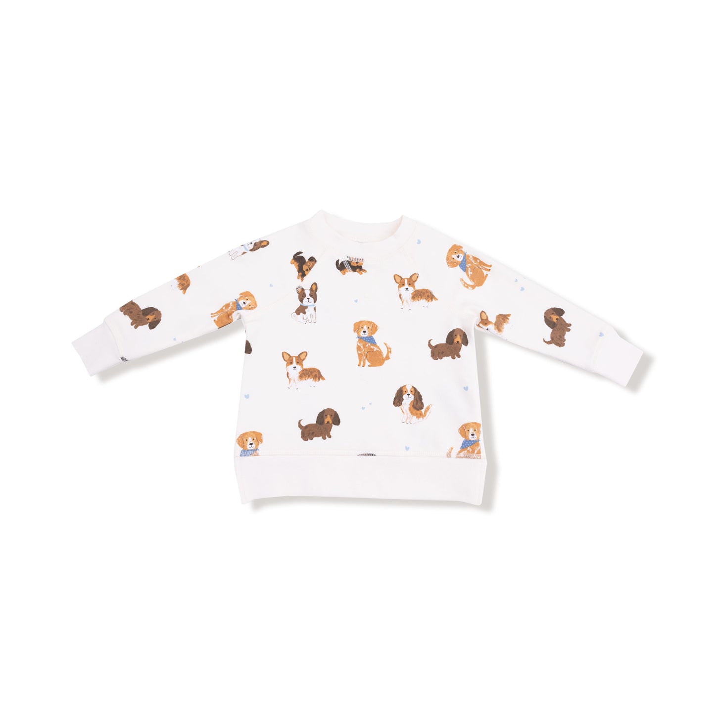 Raglan Sweatshirt + Jogger Set in our  Best Friend Dogs - Uni print from Angel Dear
