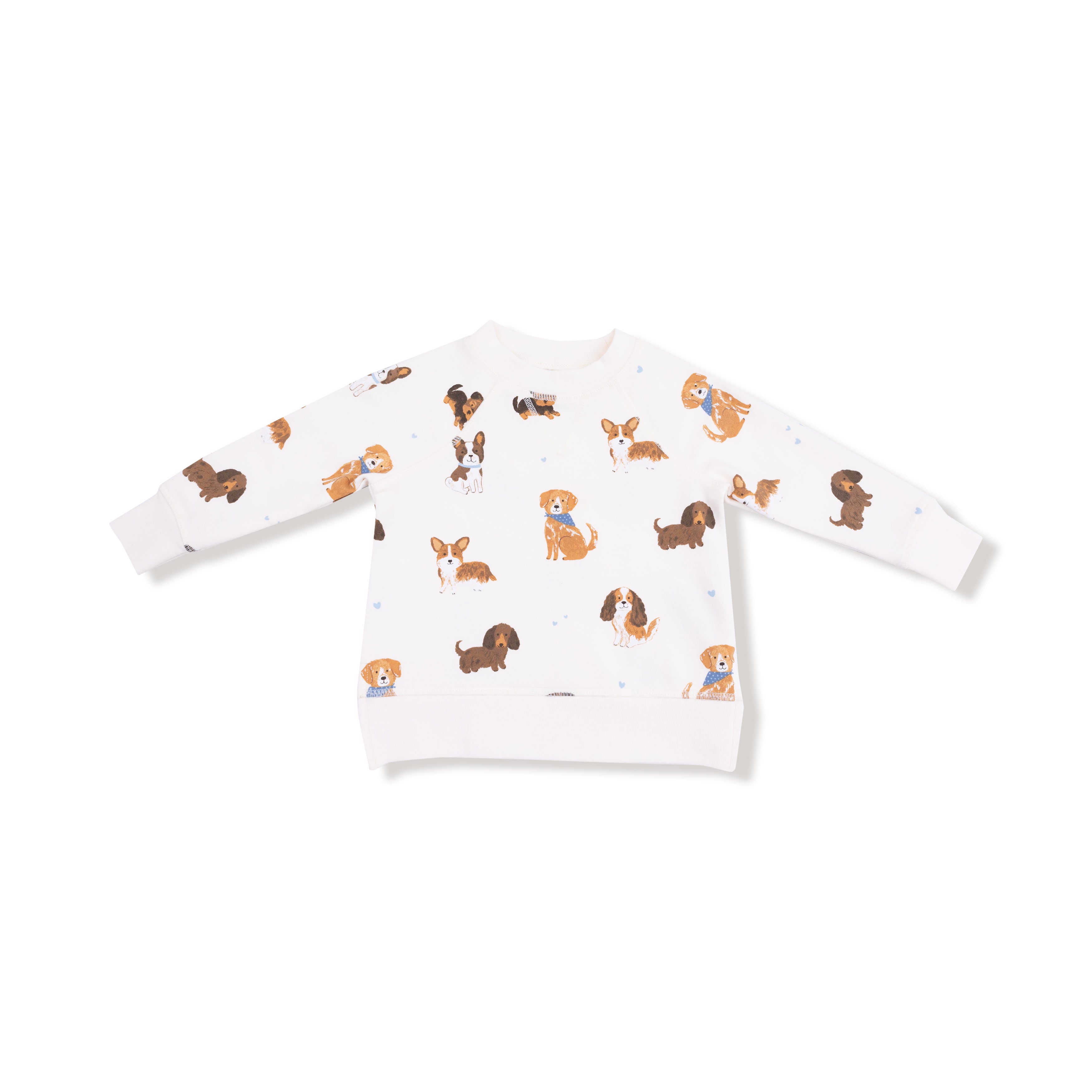 Raglan Sweatshirt + Jogger Set in our  Best Friend Dogs - Uni print from Angel Dear