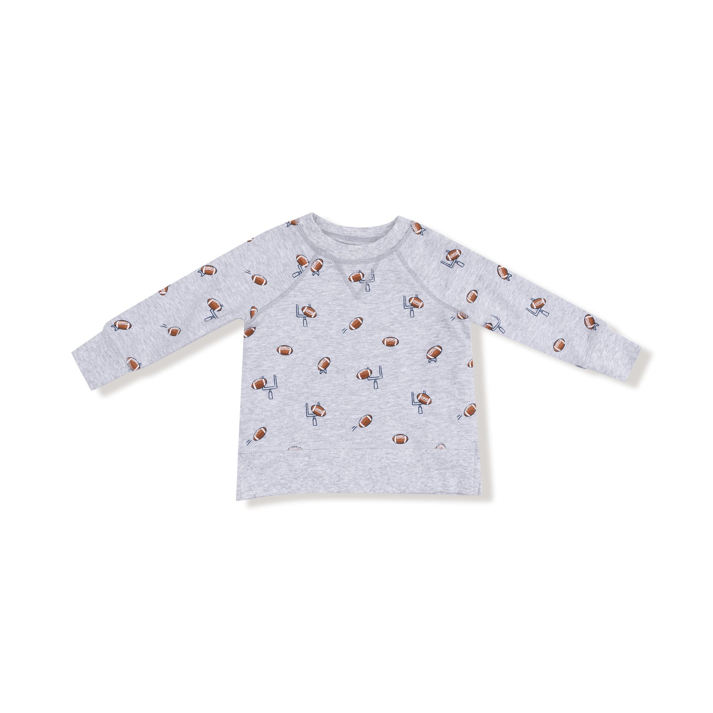 Raglan Sweatshirt and Jogger Set in our  Football Field Goal print from Angel Dear