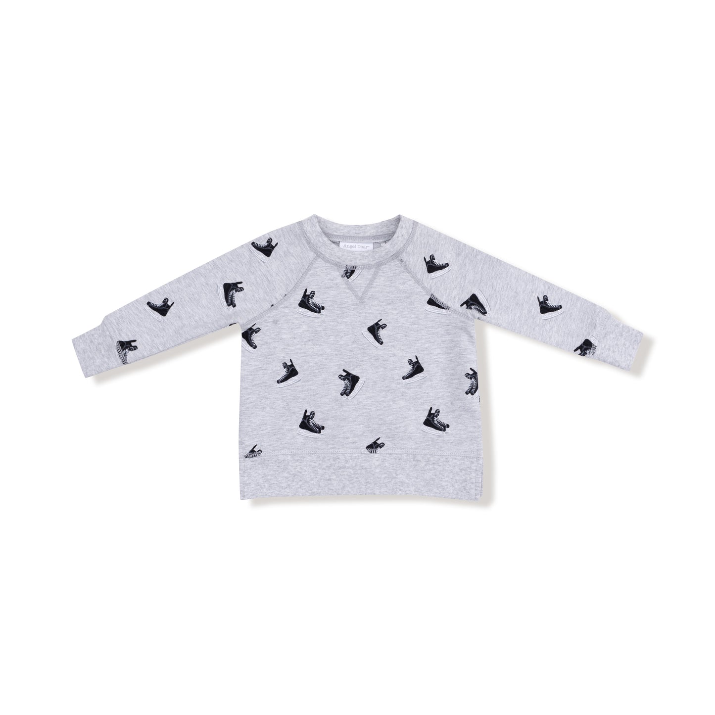 Raglan Sweatshirt and Jogger Set in our Hockey print from Angel Dear