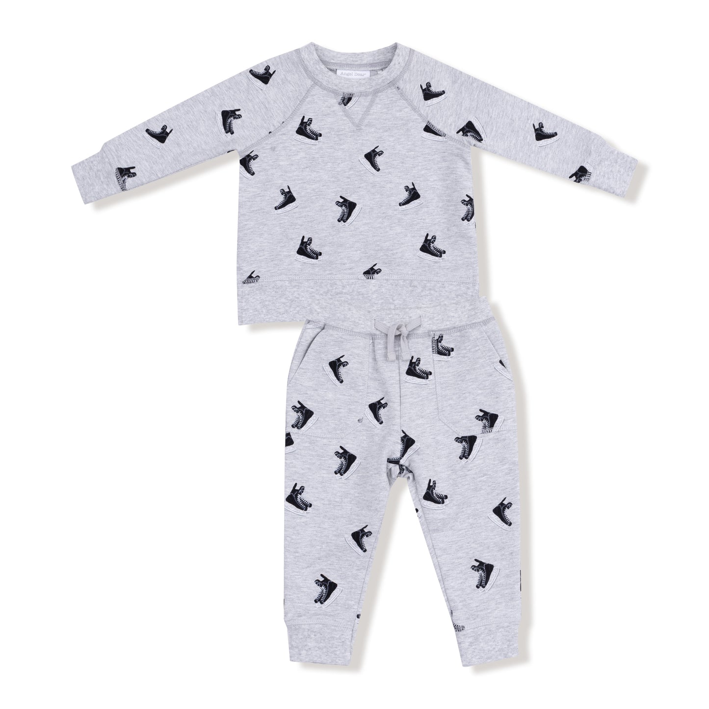 Hockey - Raglan Sweatshirt and Jogger Set-Angel Dear