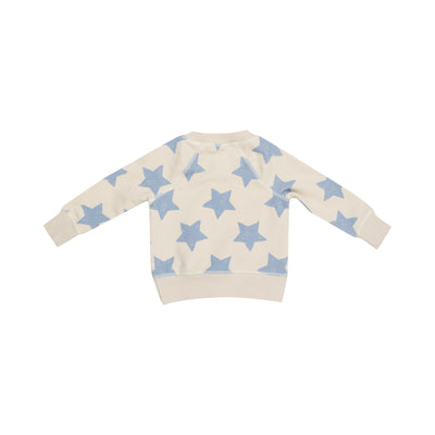 Raglan Sweatshirt And Jogger Set - Sketchy Stars Blue