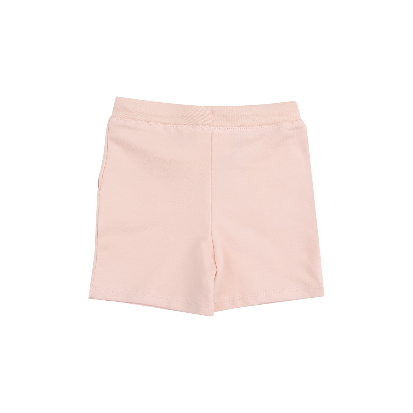 Everyday Shorts + Front Patch Pockets - French Terry Solid Pink-Angel Dear