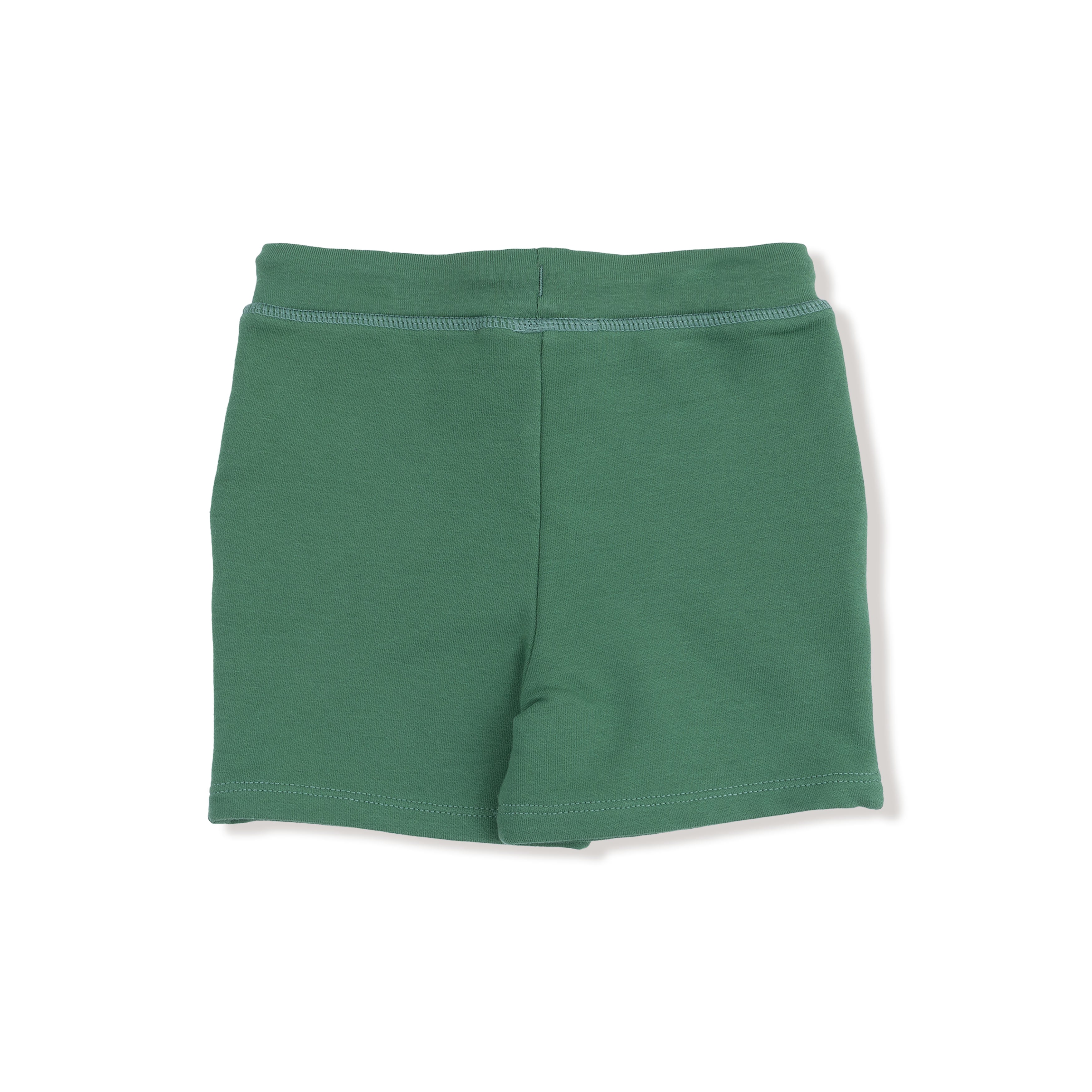 Everyday Short in our  Varsity - Green print from Angel Dear