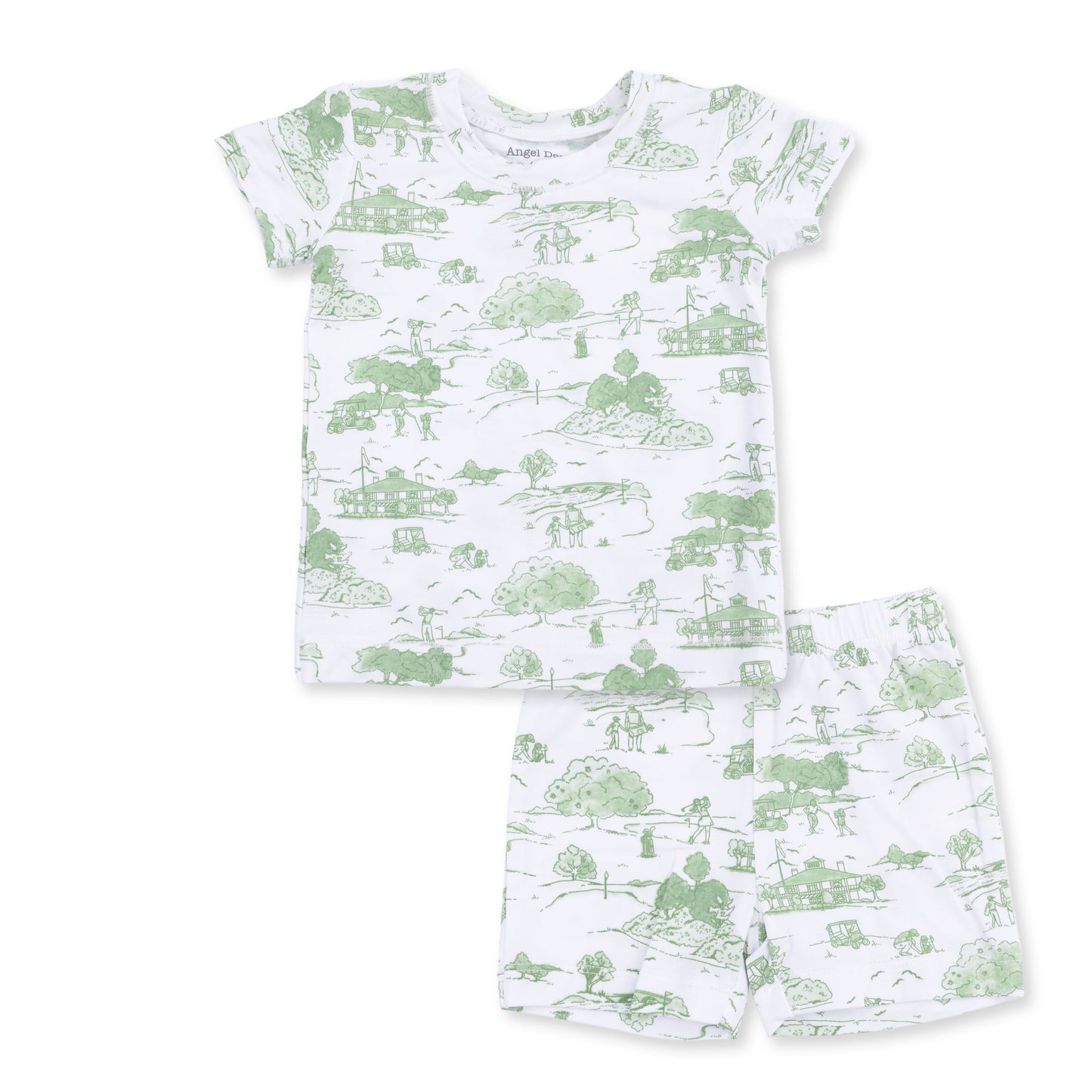 Golf Toile Green - Loungewear Short Set