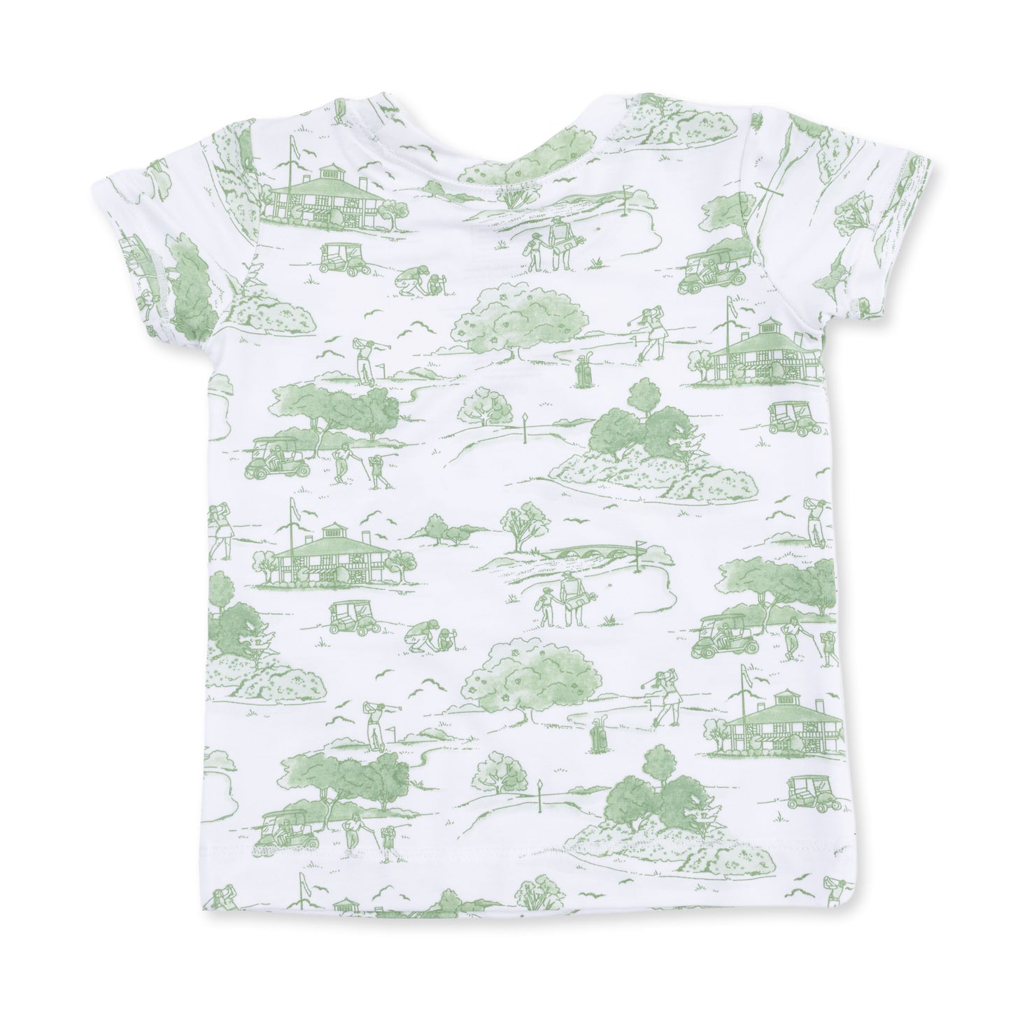 Golf Toile Green - Loungewear Short Set