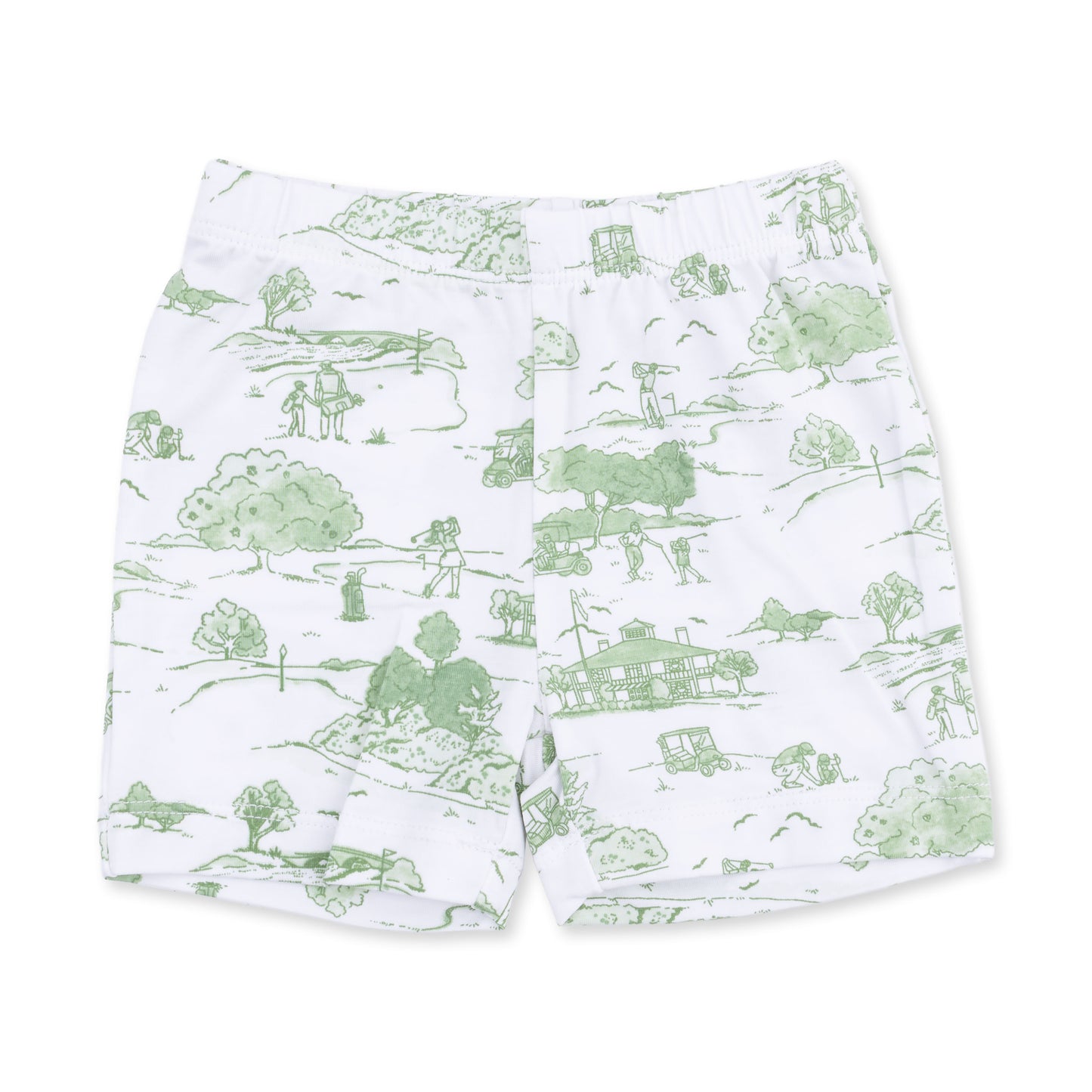 Golf Toile Green - Loungewear Short Set