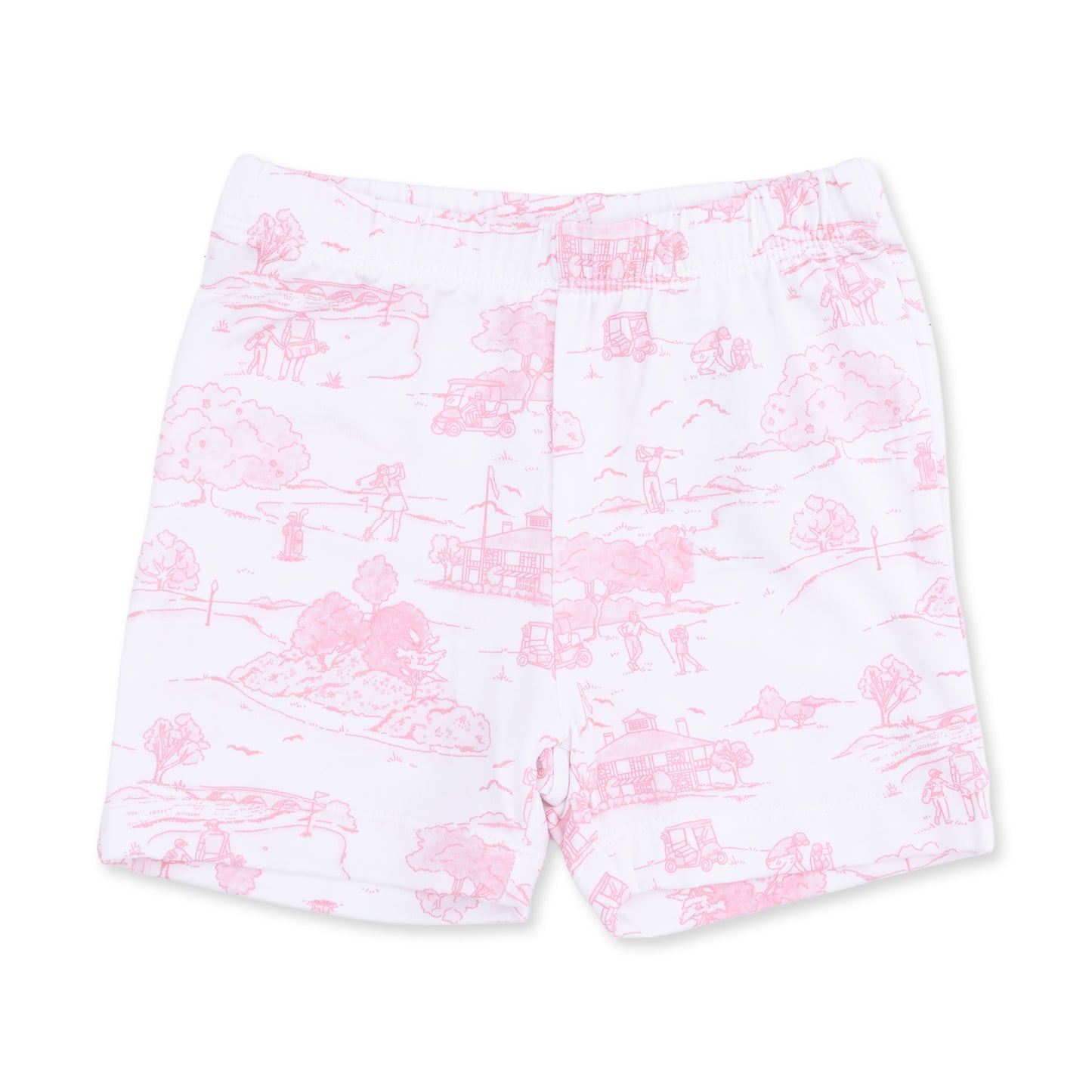Golf Toile Pink - Loungewear Short Set