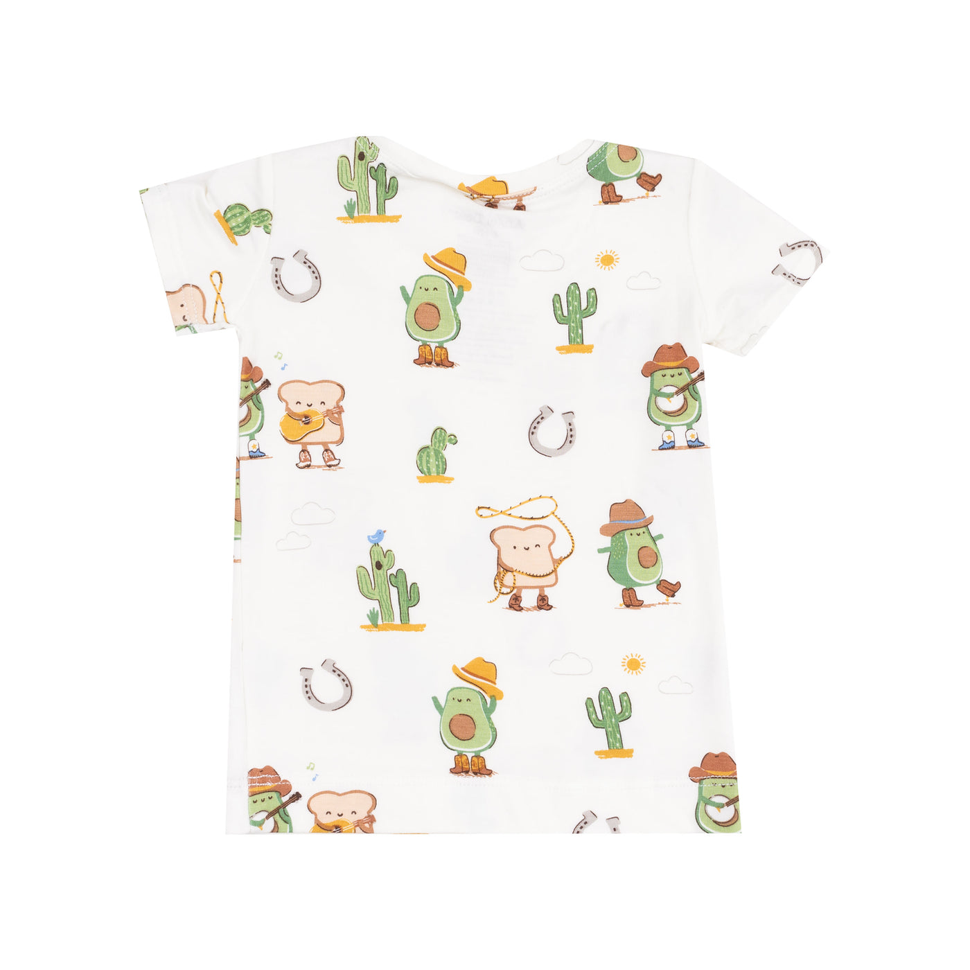 Loungewear Short Set - Avocado Toast Western