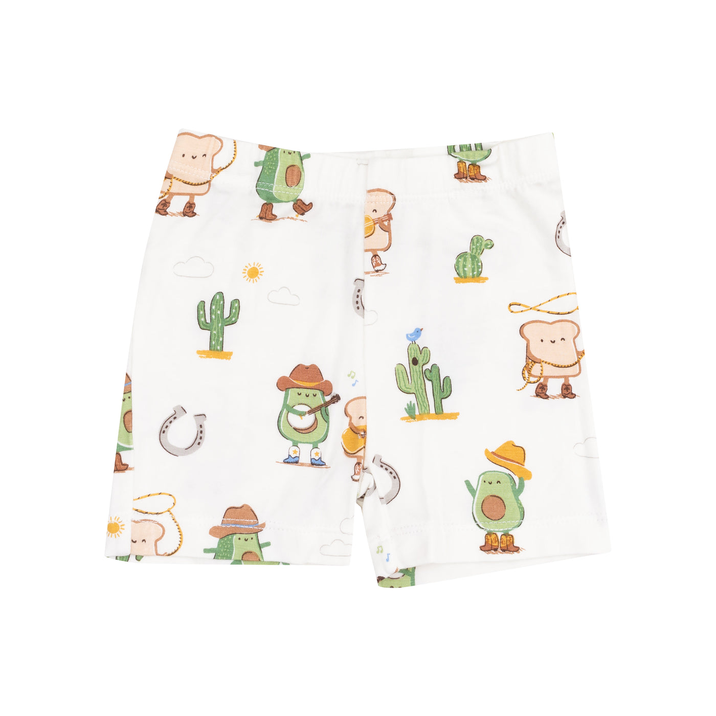 Loungewear Short Set - Avocado Toast Western