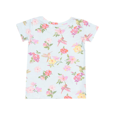 Loungewear Short Set - Cute Hummingbirds