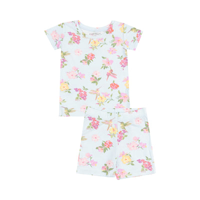 Loungewear Short Set - Cute Hummingbirds