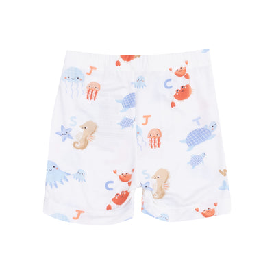 Loungewear Short Set - Coastal ABCs