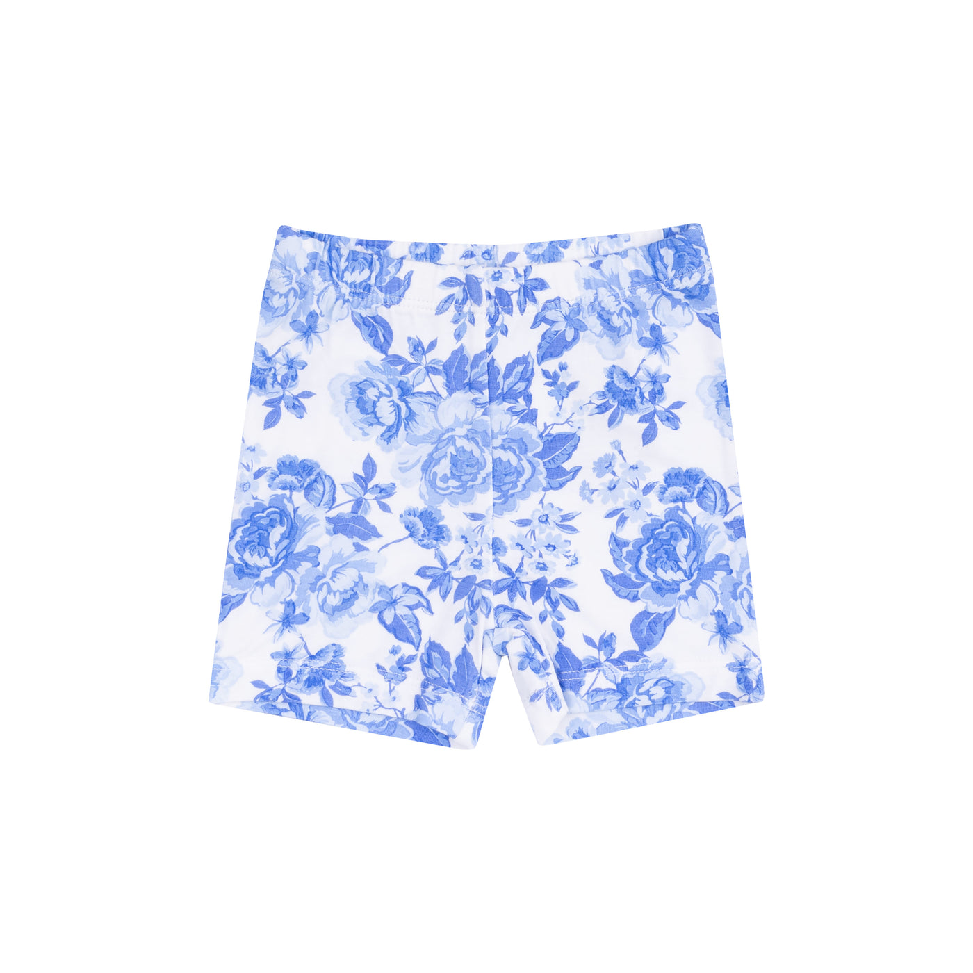 Loungewear Short Set - Roses In Blue