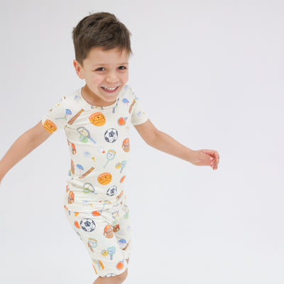 Loungewear Short Set - Sports Ball Friends