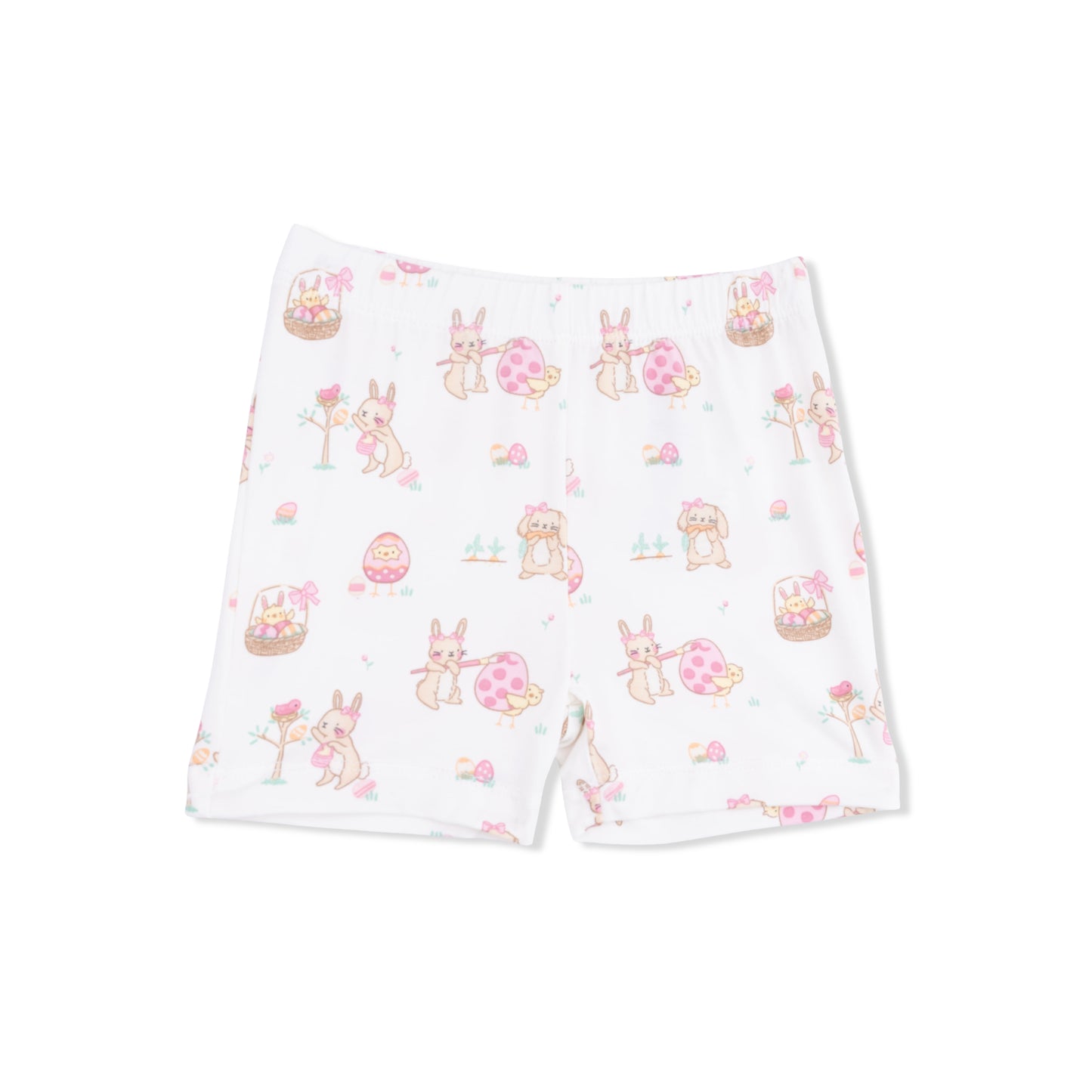 Easter Egg Hunt Pink - Loungewear Short Set-Angel Dear