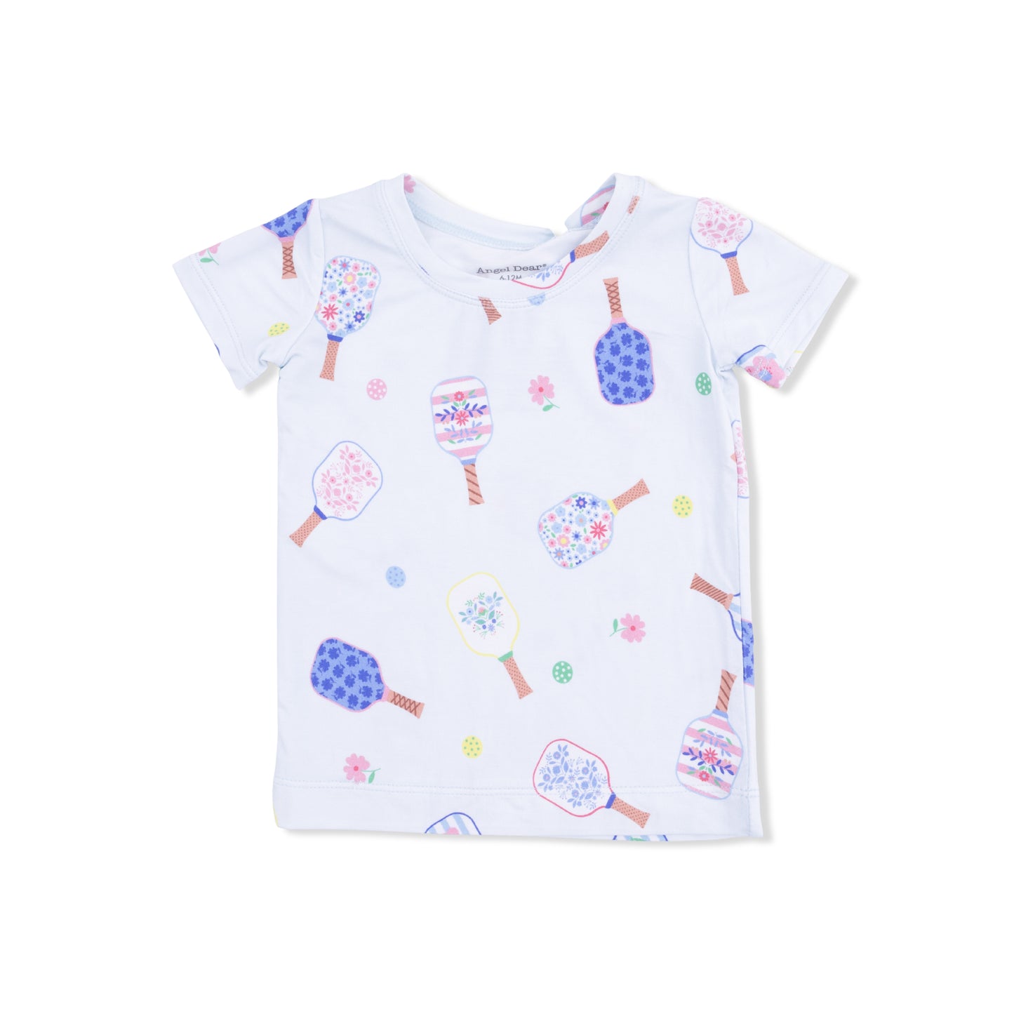 Floral Pickleball - Loungewear Short Set-Angel Dear