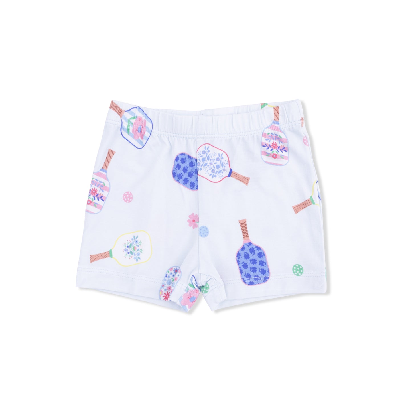 Floral Pickleball - Loungewear Short Set-Angel Dear