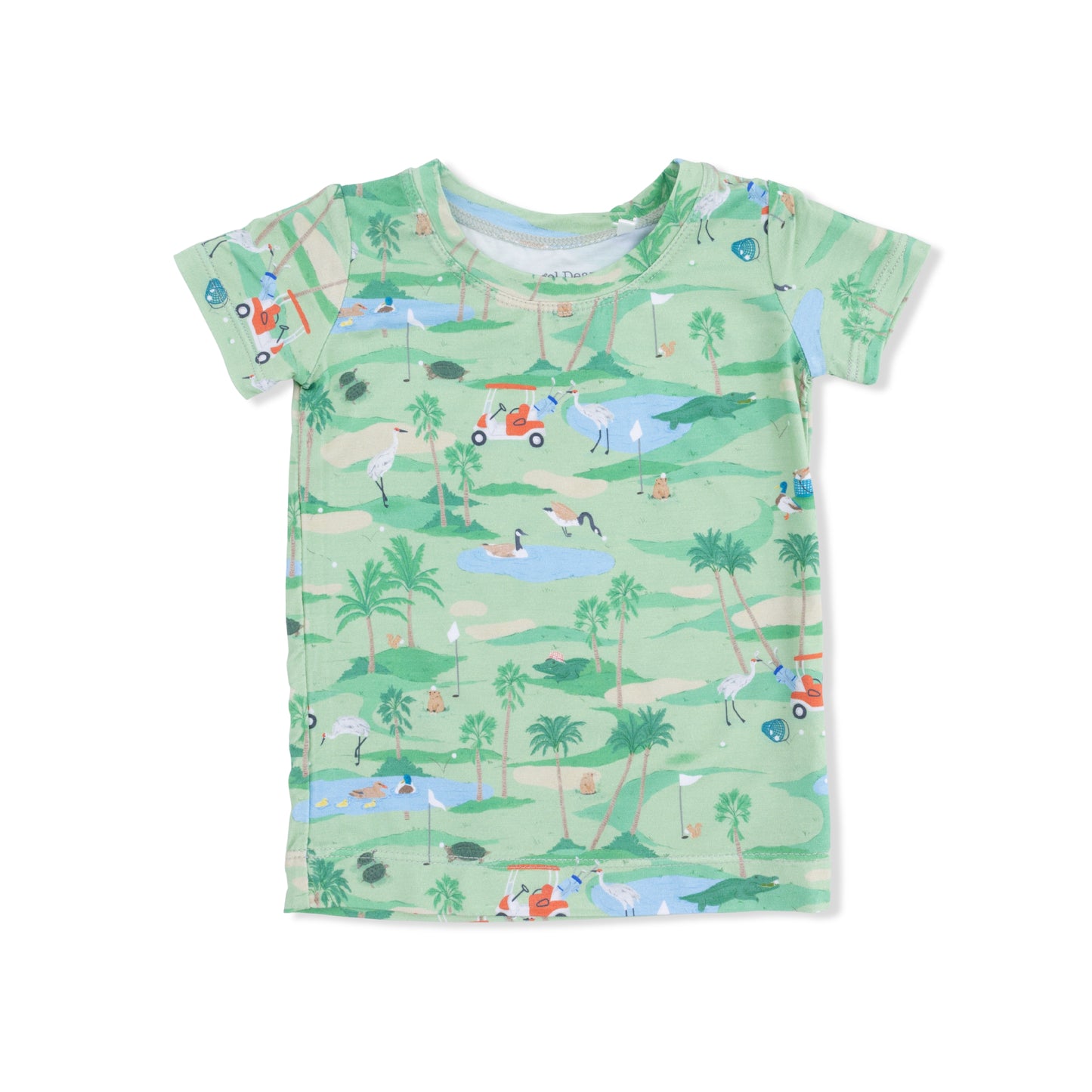 Golf Oasis Animals - Loungewear Short Set-Angel Dear