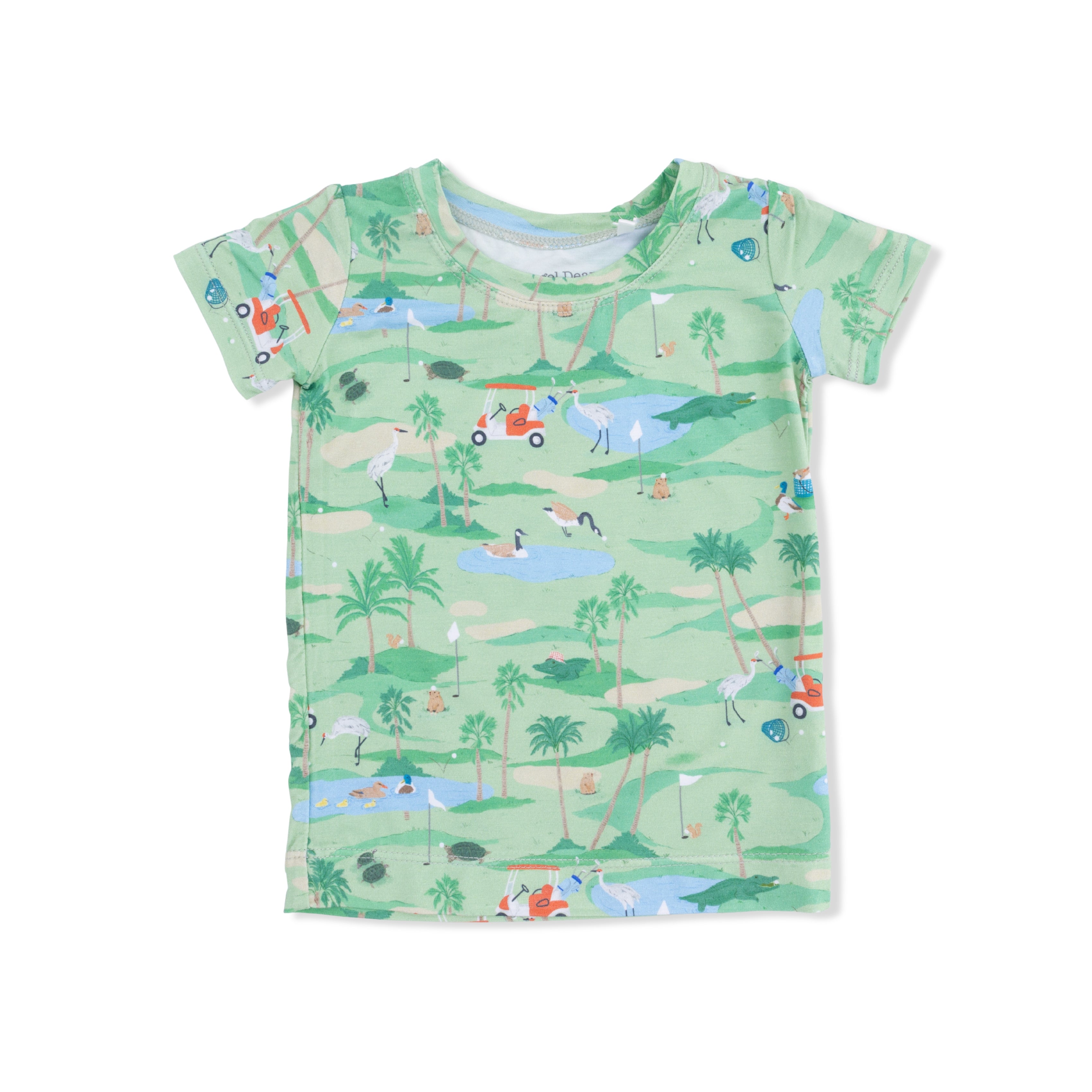 Golf Oasis Animals - Loungewear Short Set-Angel Dear