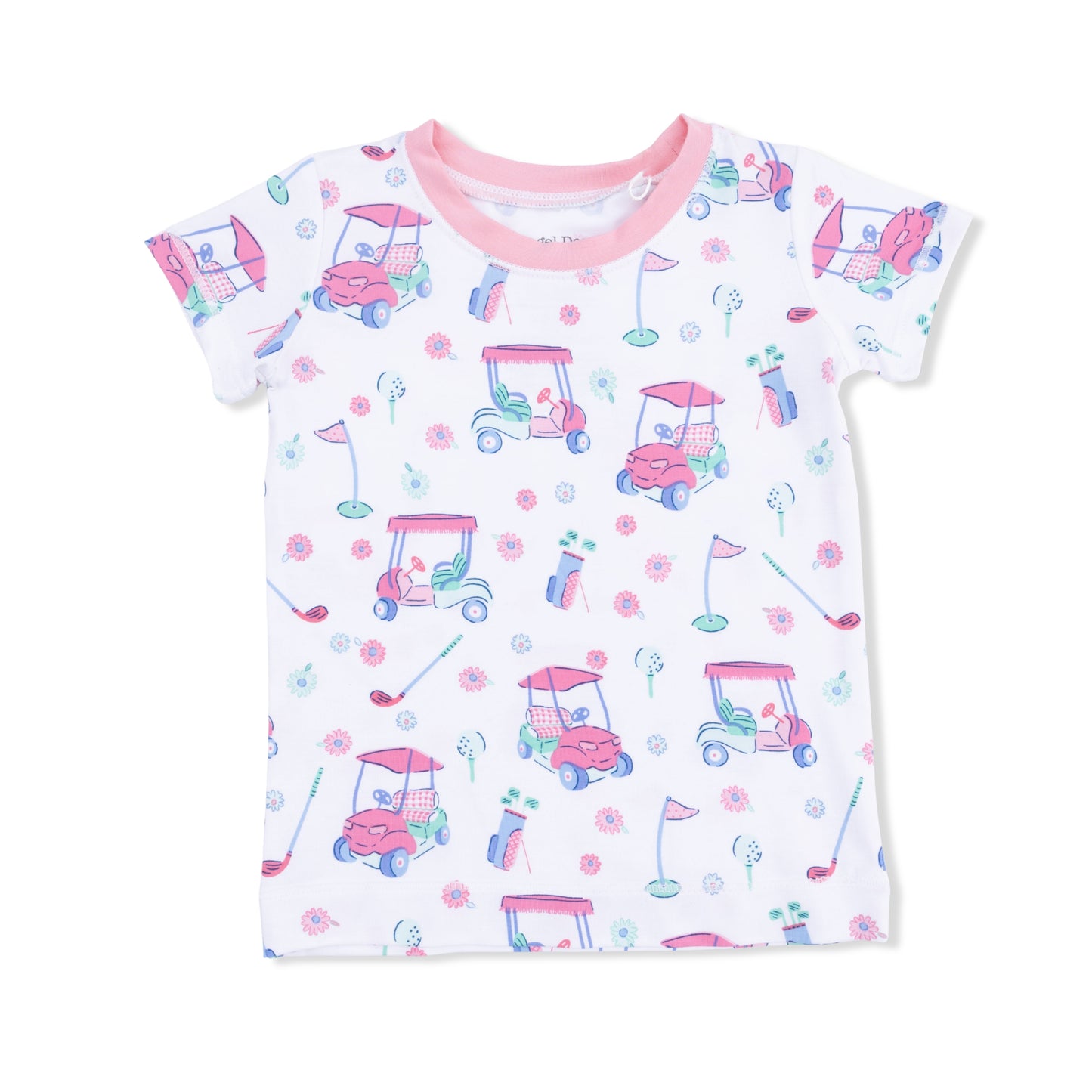 Golf Carts and Flowers - Loungewear Short Set-Angel Dear