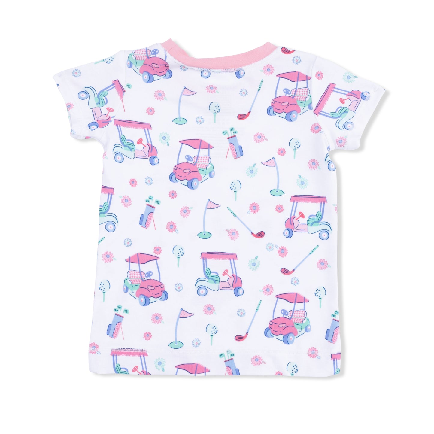 Golf Carts and Flowers - Loungewear Short Set-Angel Dear