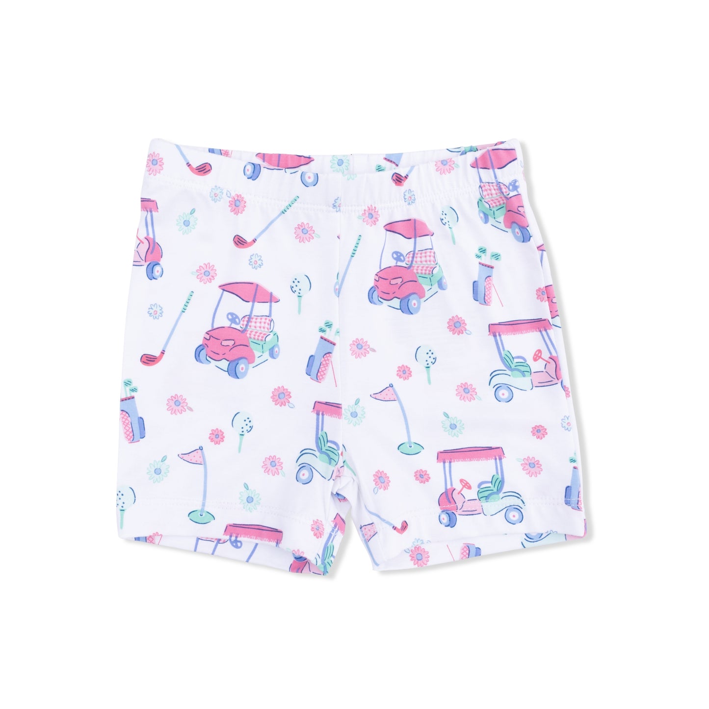 Golf Carts and Flowers - Loungewear Short Set-Angel Dear