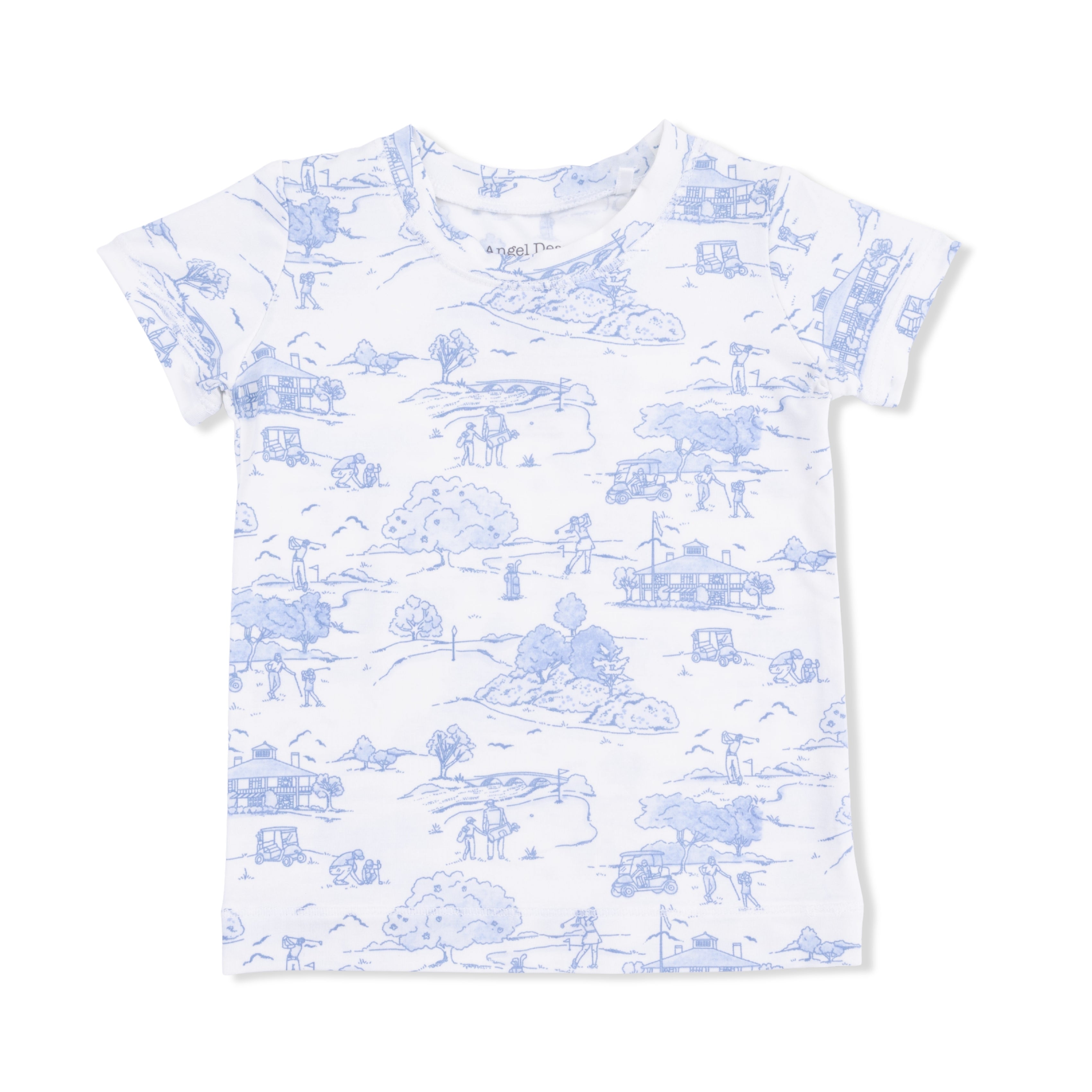 Golf Toile - Loungewear Short Set-Angel Dear