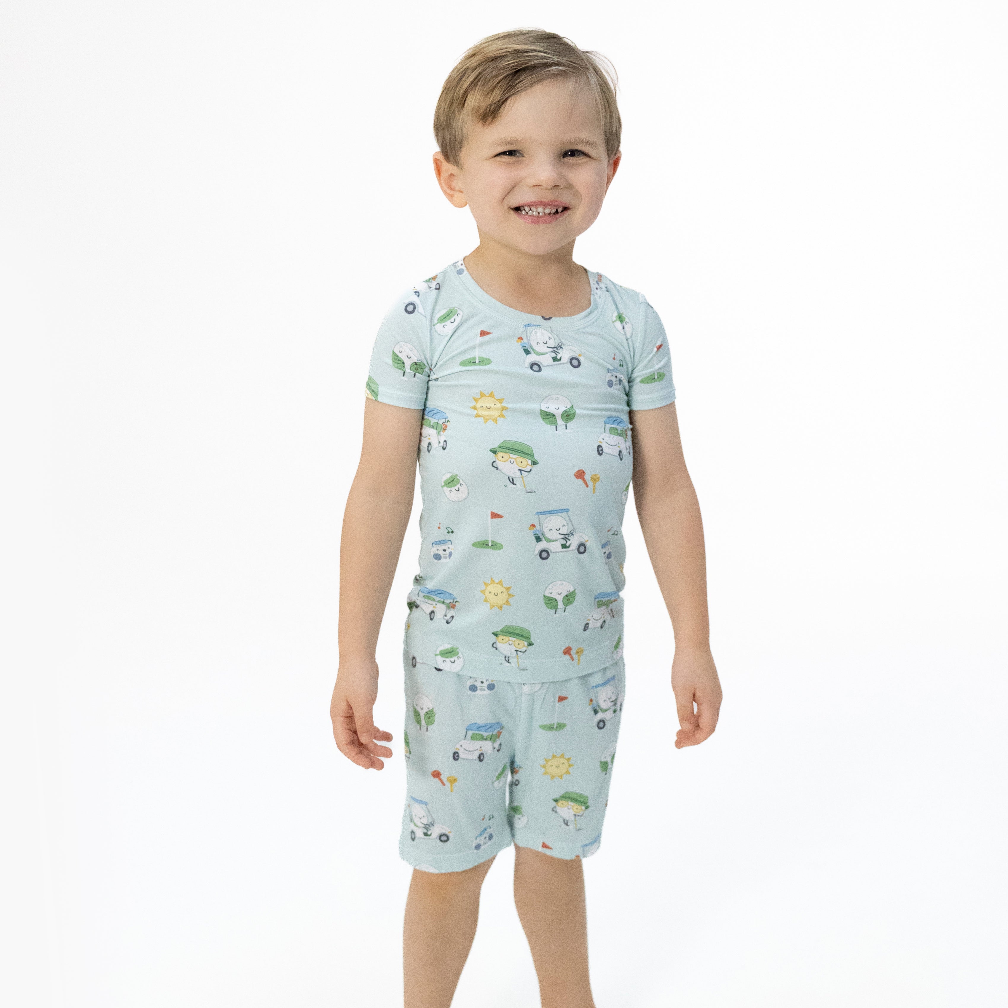 Golf Pros - Loungewear Short Set-Angel Dear