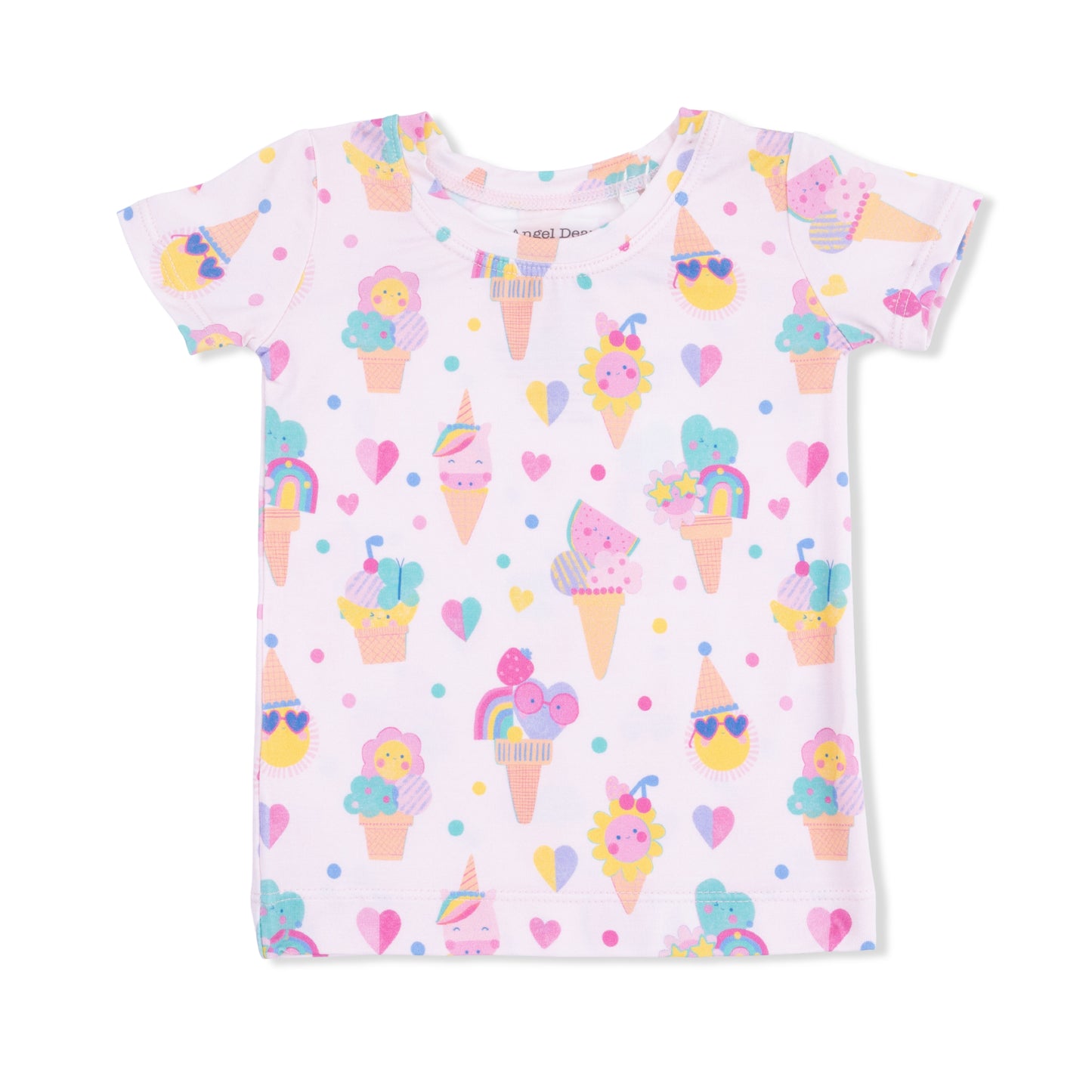 Ice Cream Fun Crew - Loungewear Short Set-Angel Dear