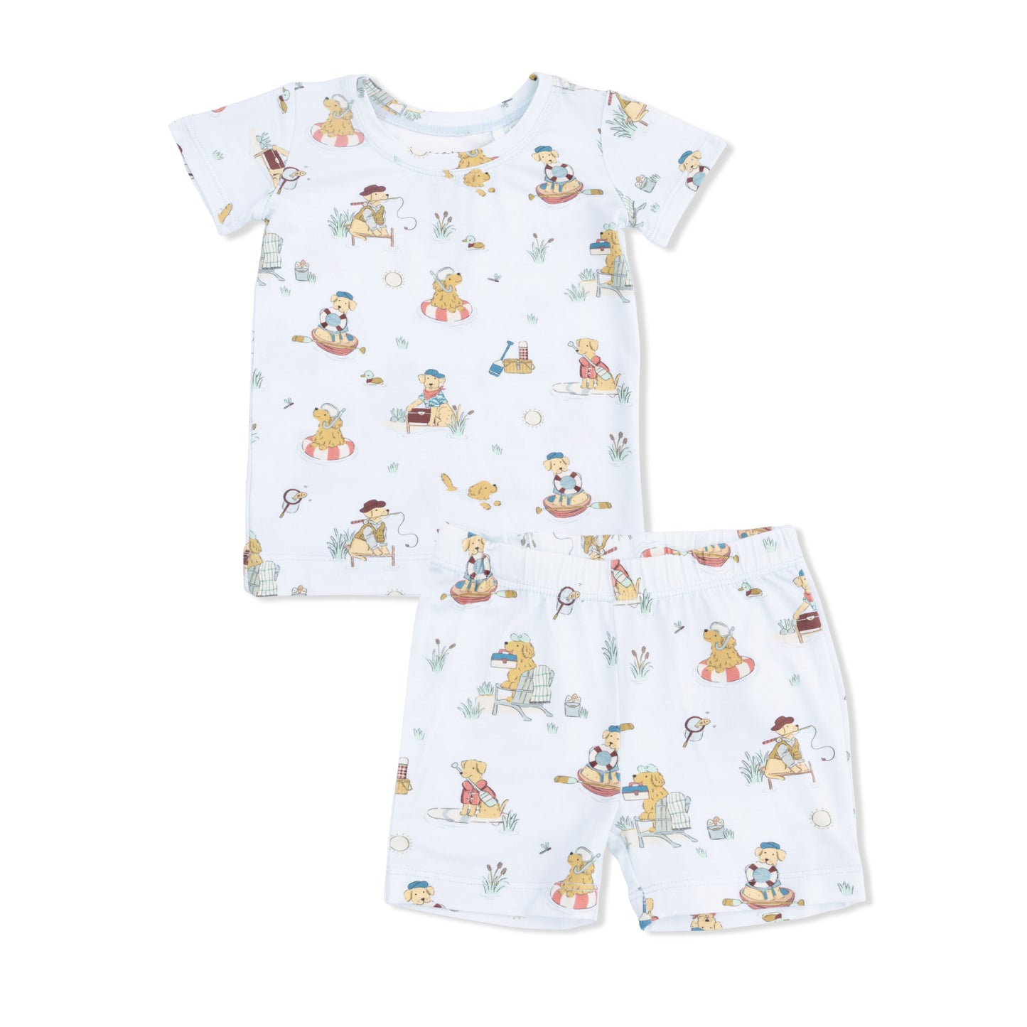 Lake Buddy Dogs - Loungewear Short Set-Angel Dear