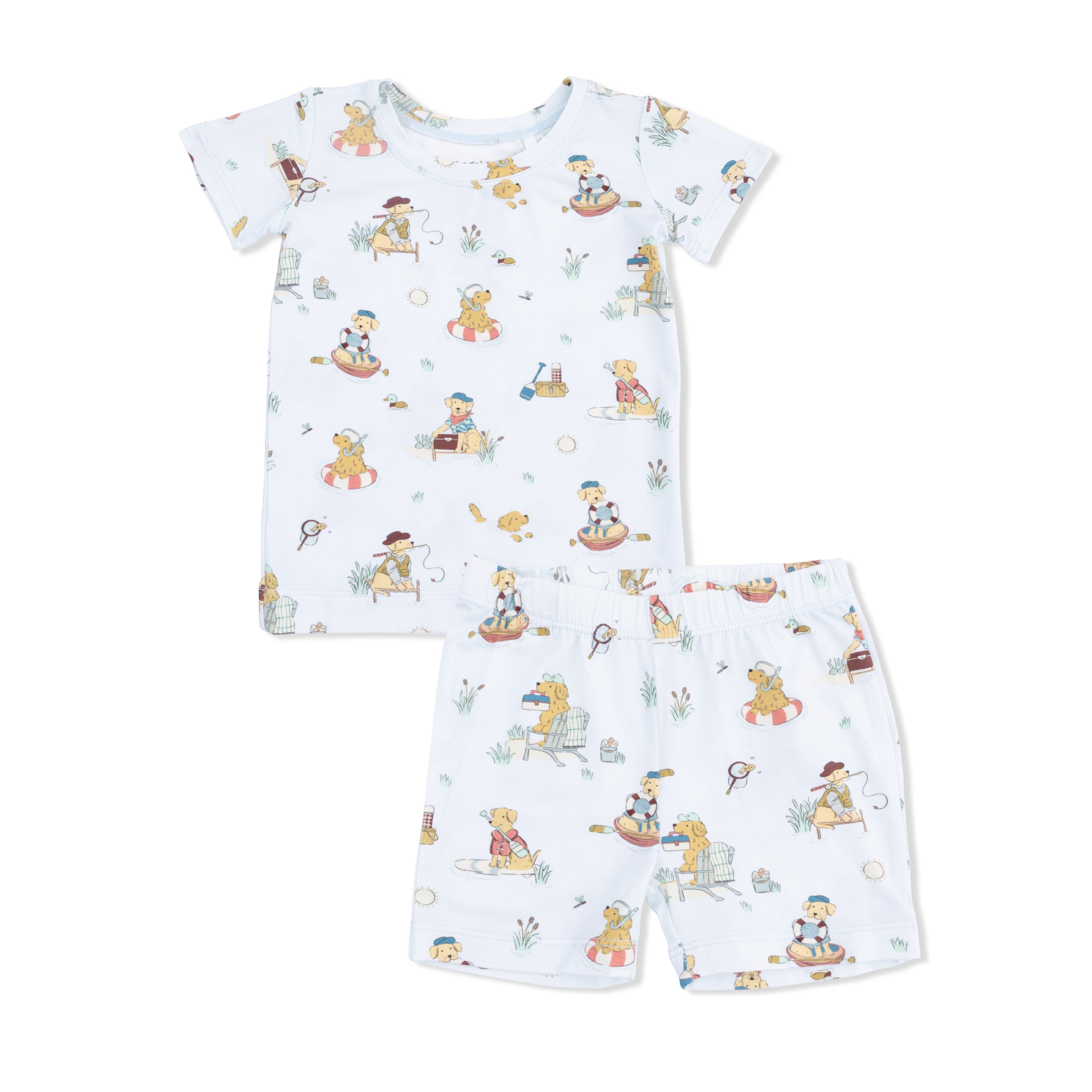 Lake Buddy Dogs - Loungewear Short Set-Angel Dear
