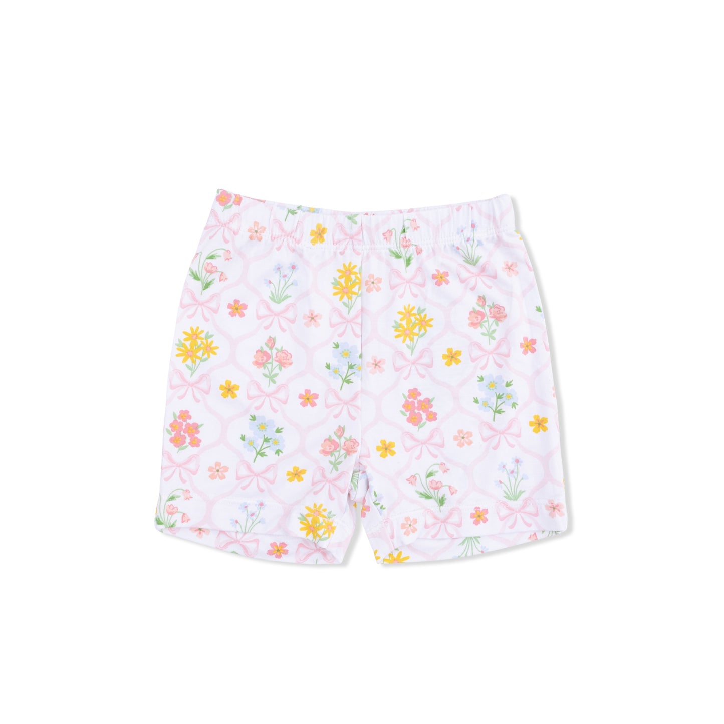 Spring Blooms Bow Trellis - Loungewear Short Set-Angel Dear