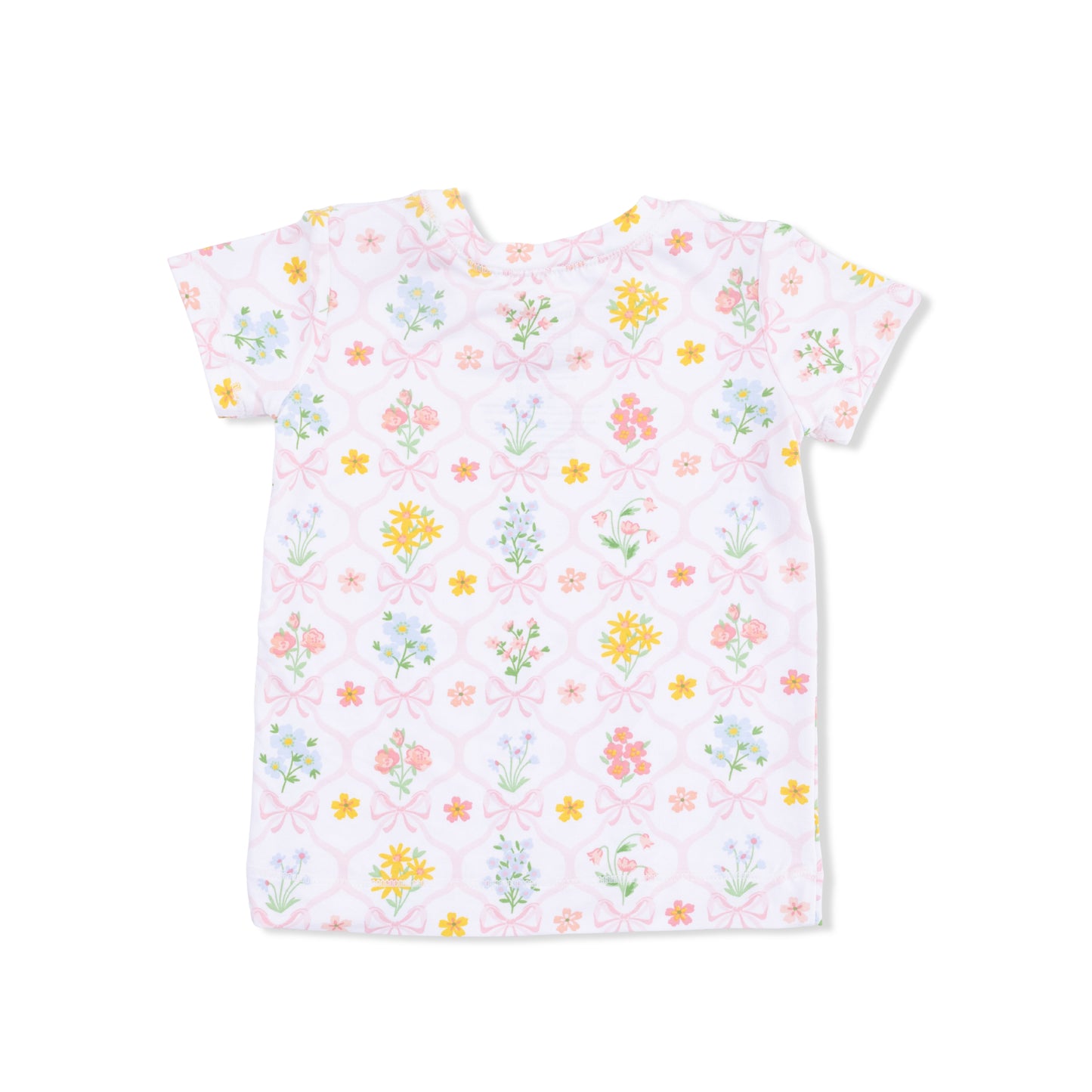 Spring Blooms Bow Trellis - Loungewear Short Set-Angel Dear