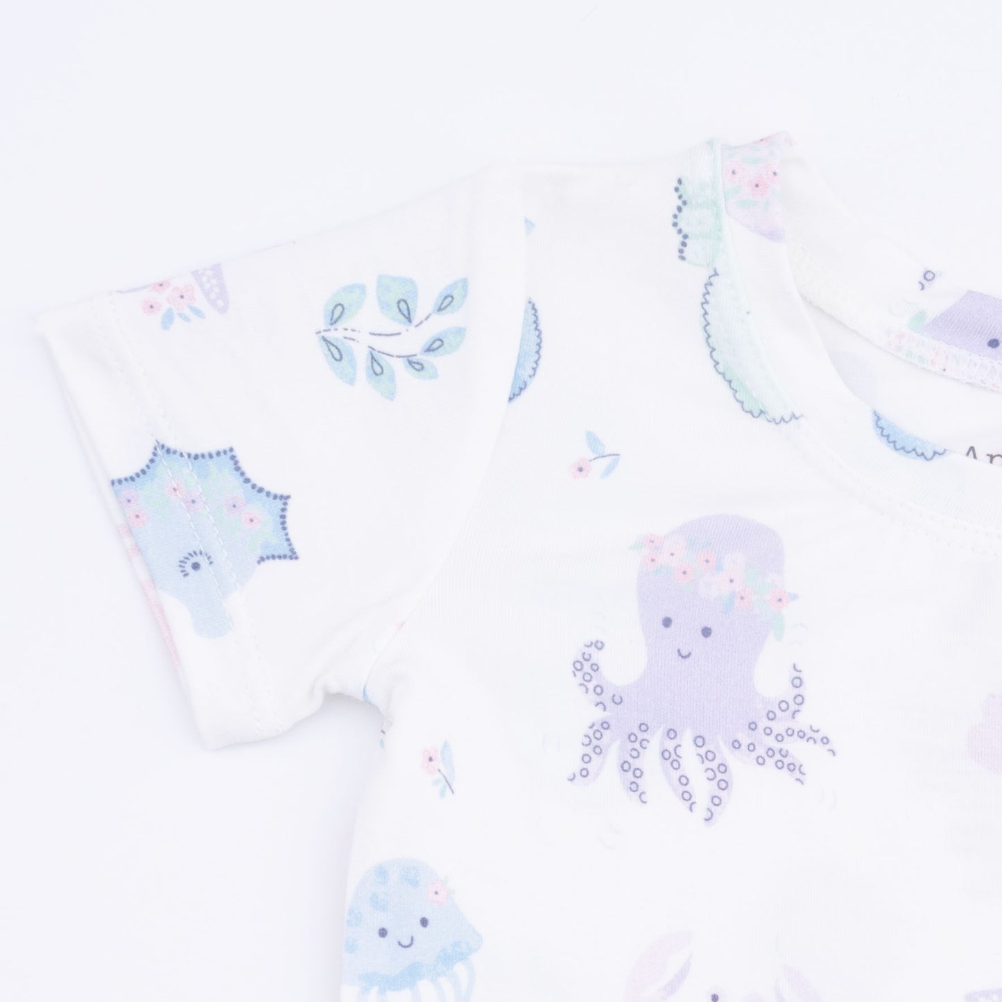 Floral Sea Creatures - Loungewear Short Set