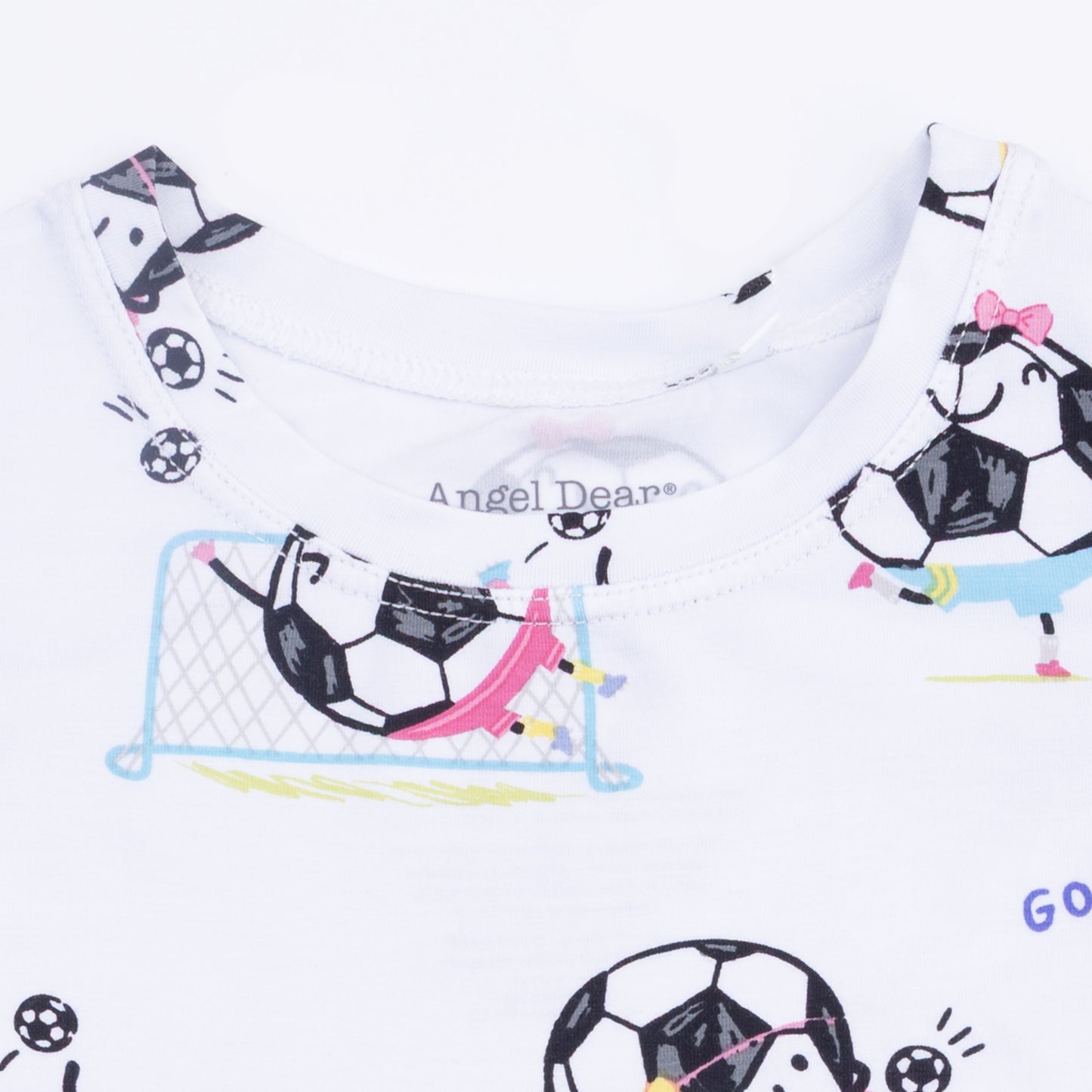 Soccer Balls Playing Soccer Pink - Loungewear Short Set