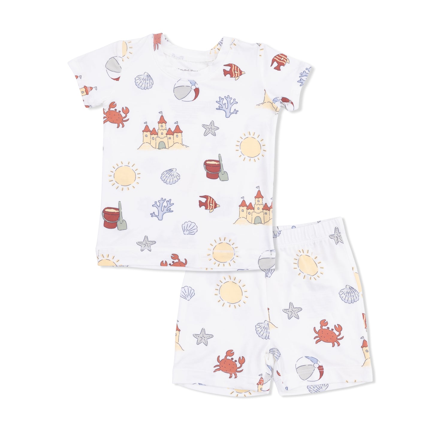 Sunny Sandcastles - Loungewear Short Set-Angel Dear