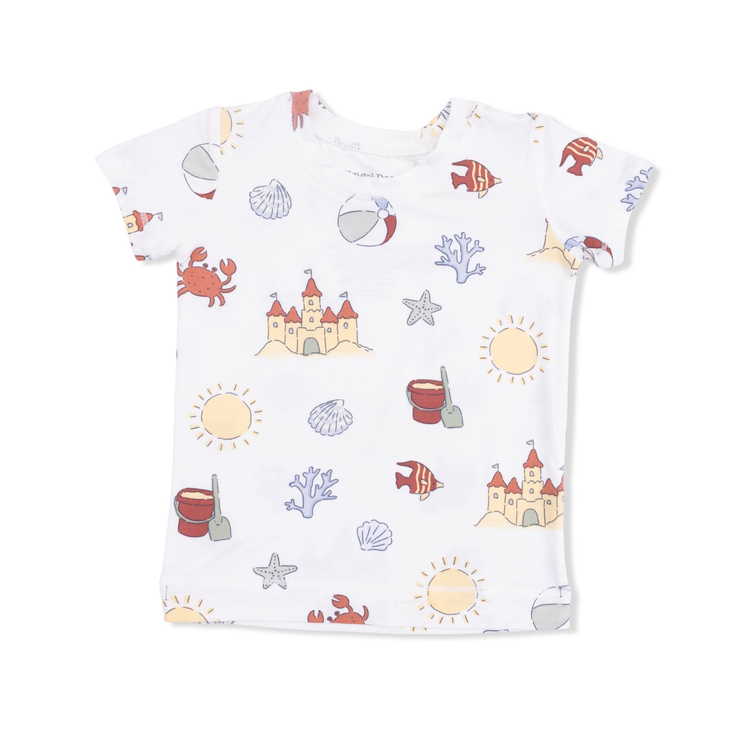 Sunny Sandcastles - Loungewear Short Set-Angel Dear