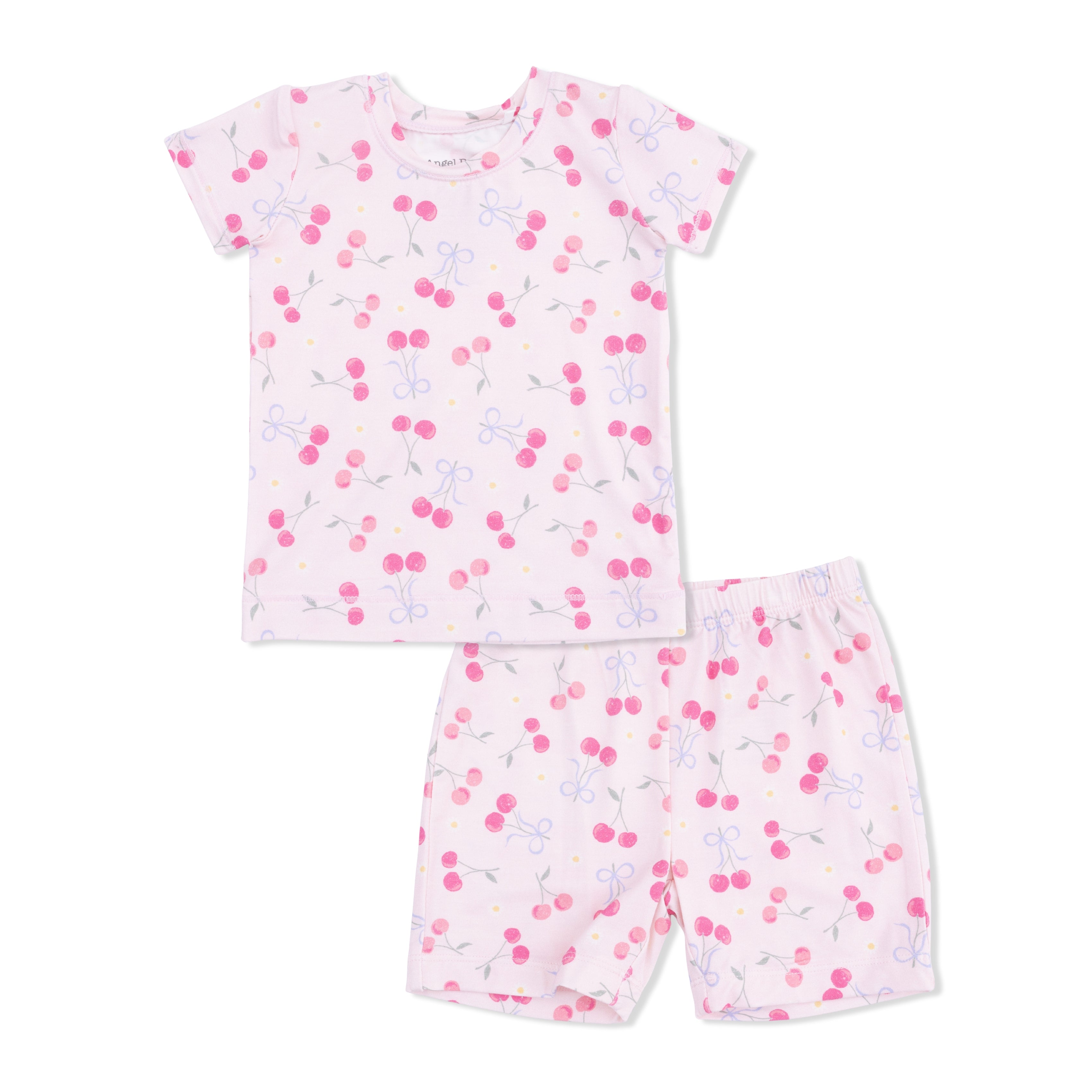 Sweet Bow Cherries - Loungewear Short Set-Angel Dear