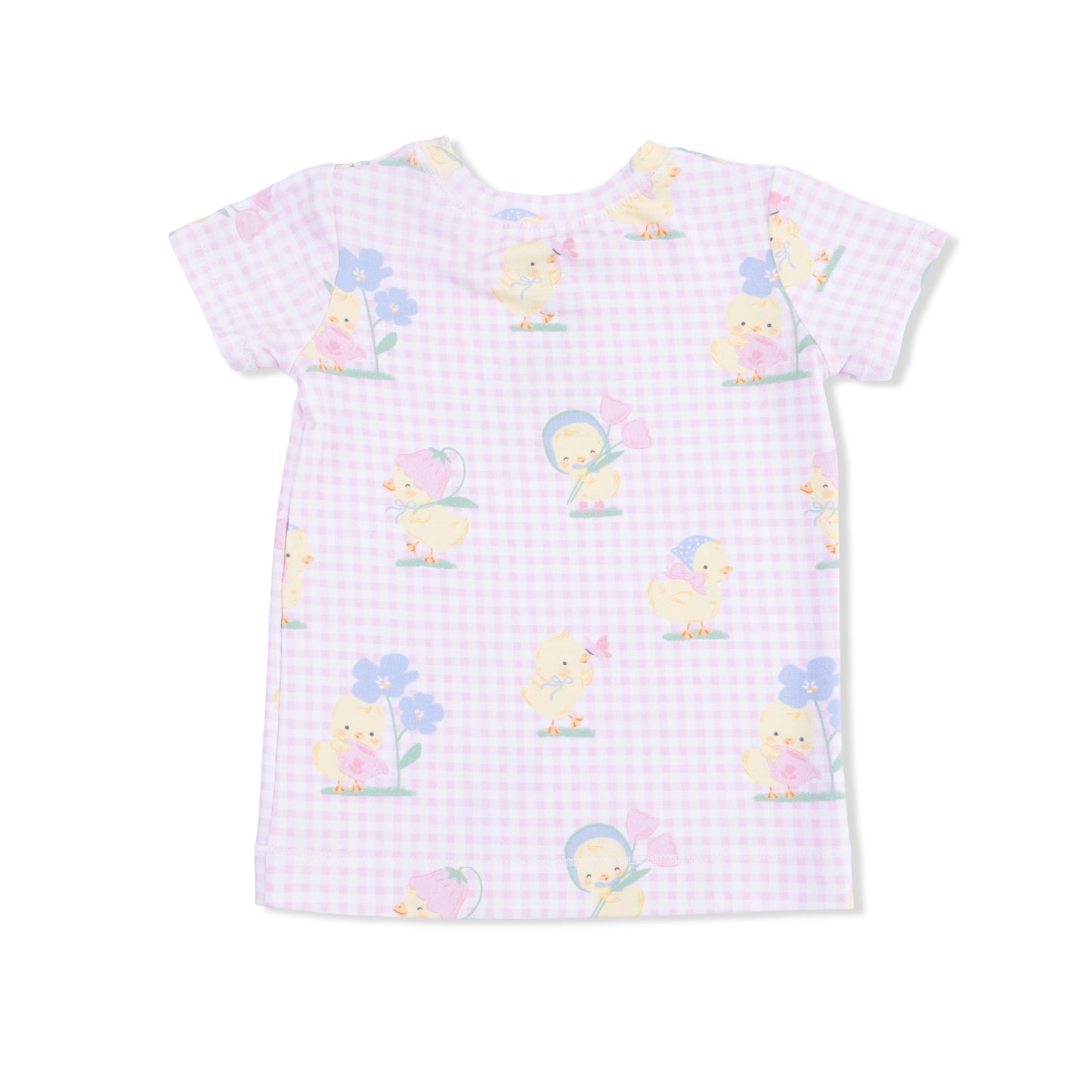 Vintage Spring Ducklings Pink - Loungewear Short Set-Angel Dear