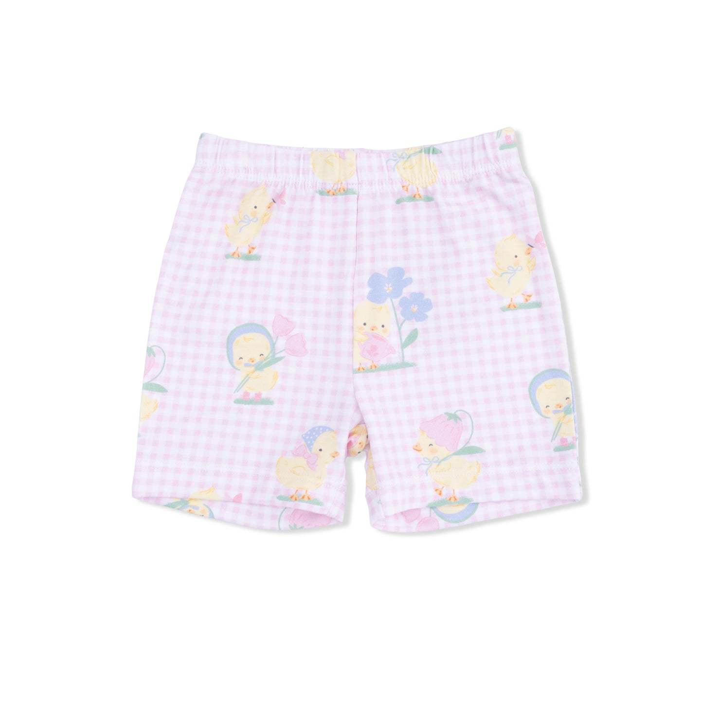 Vintage Spring Ducklings Pink - Loungewear Short Set-Angel Dear