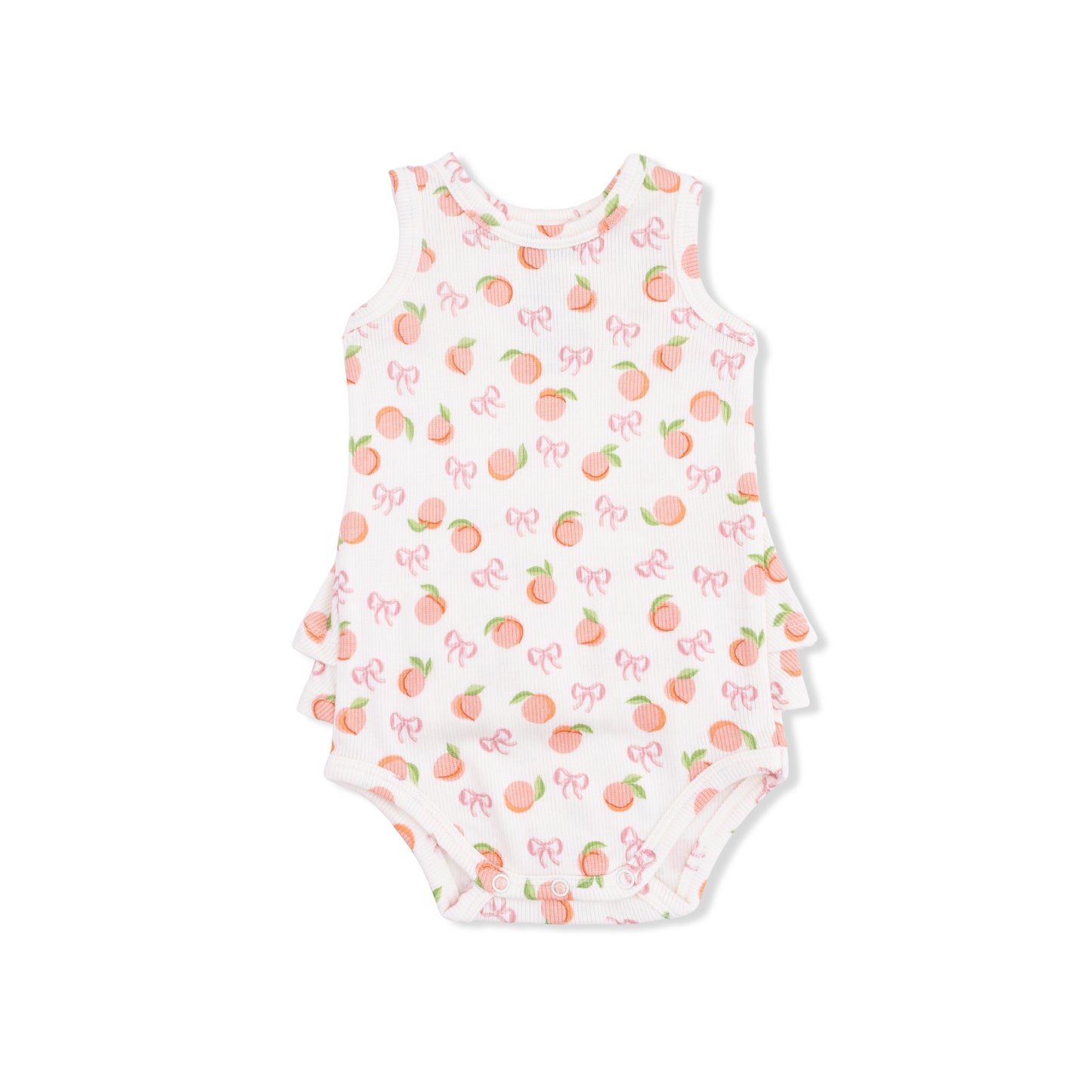 Little Peaches - Ruffle Tank Bodysuit-Angel Dear
