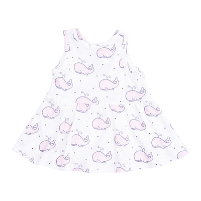 Peplum Tank & Ruffle Bloomer - Bubbly Whale Pink