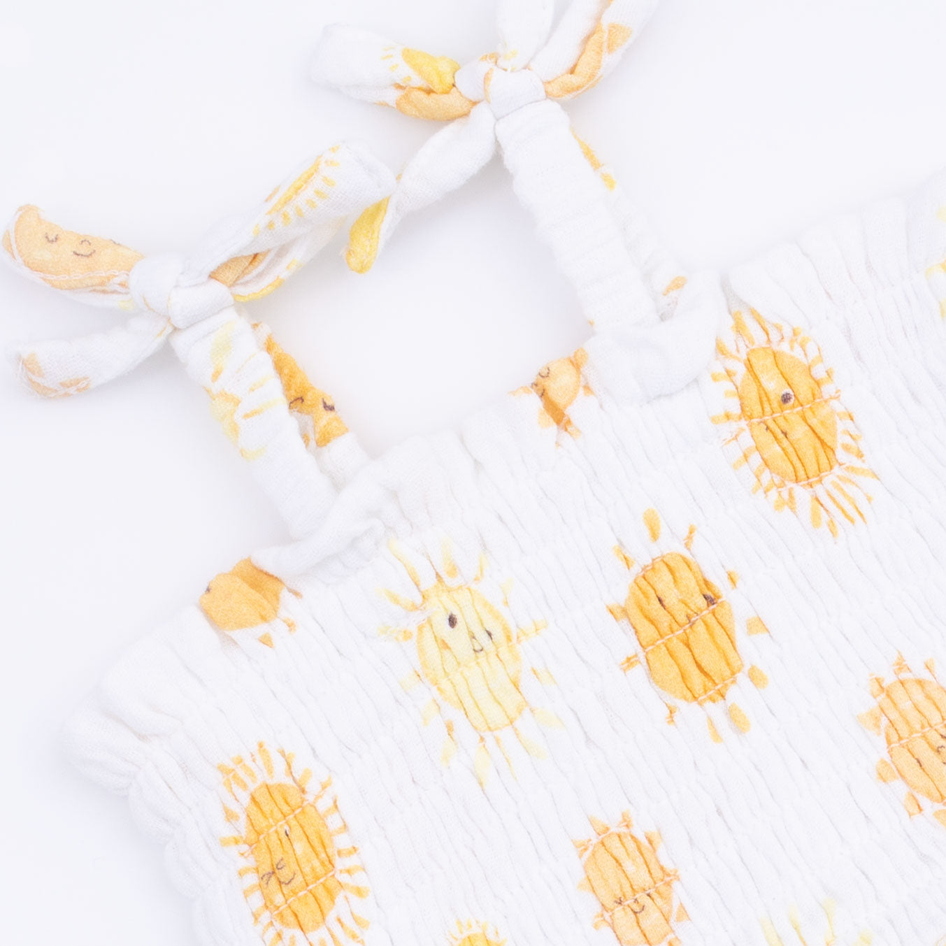 Happy Suns - Smocked Bubble with Skirt-Angel Dear