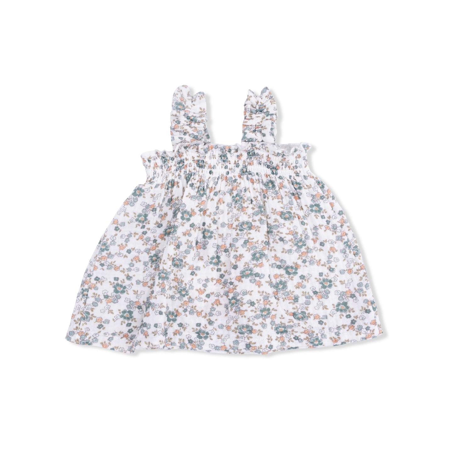 Camille Floral - Ruffly Strap Top and Bloomer-Angel Dear