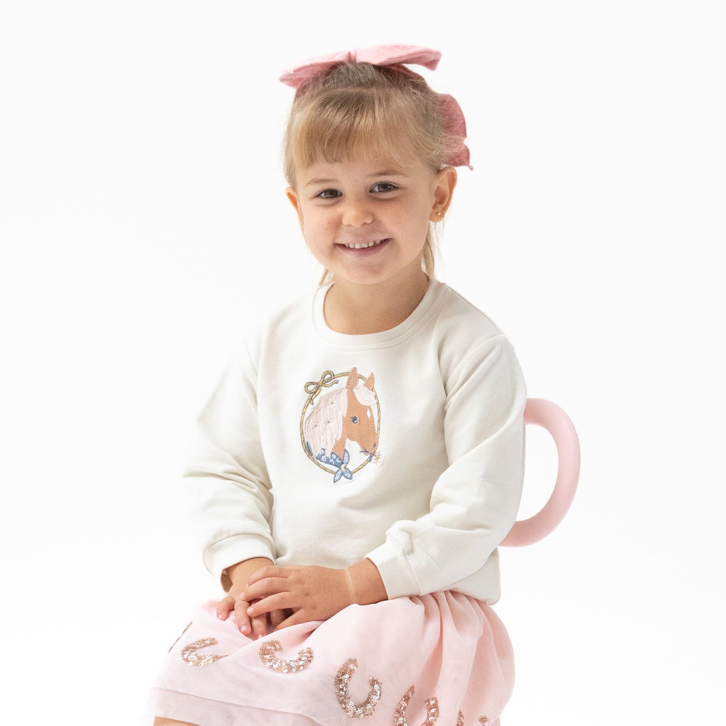 Oversized Sweatshirt in our  Country Calico print from Angel Dear