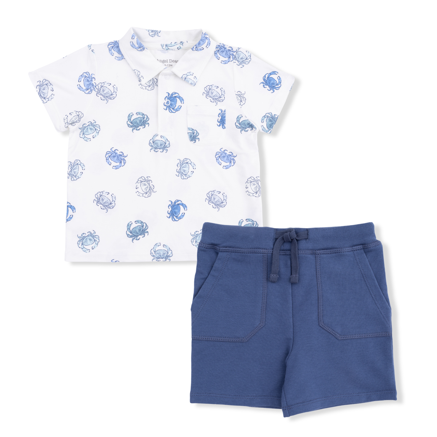 Blue Crabs - Polo with Everyday Short-Angel Dear