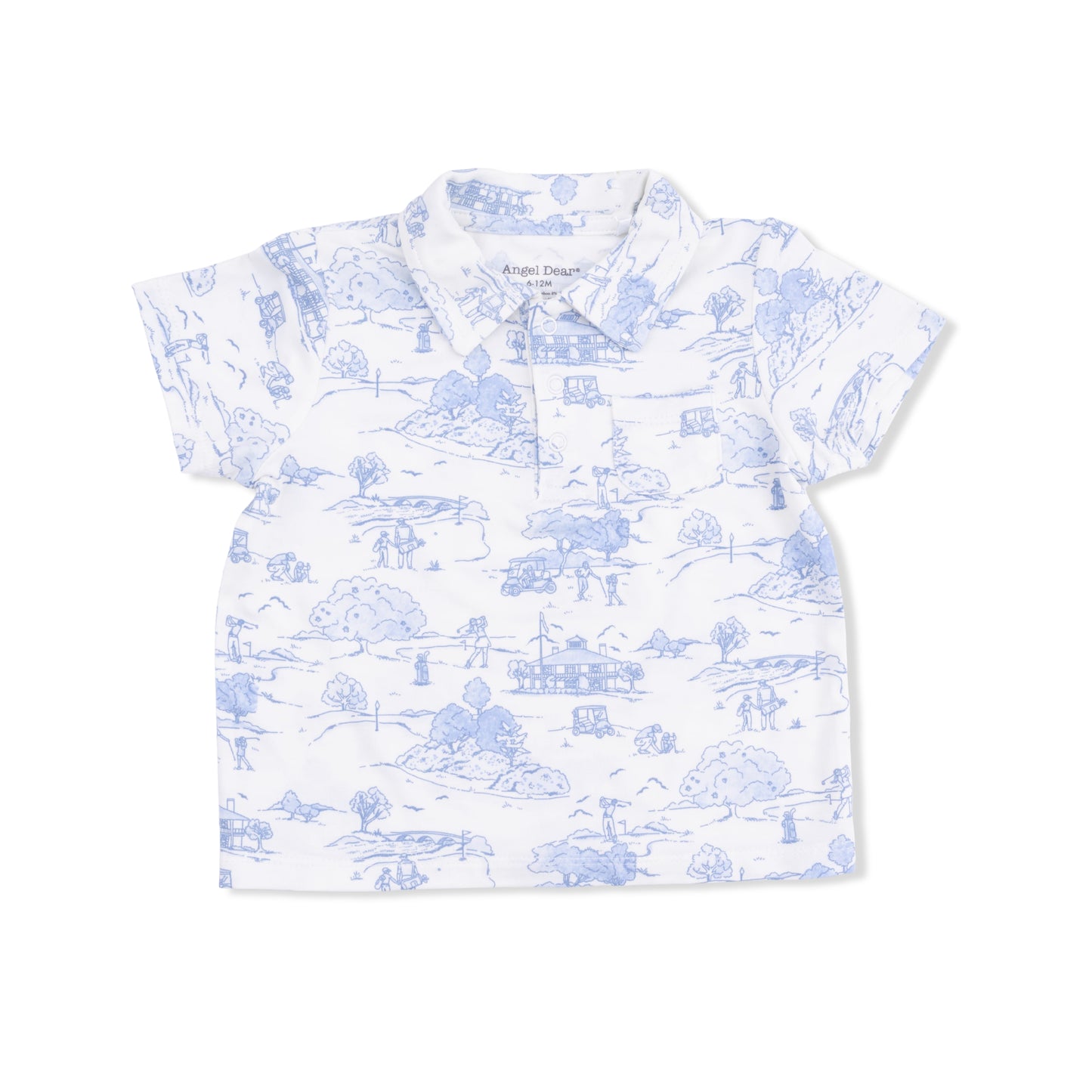 Golf Toile - Polo with Everyday Short-Angel Dear
