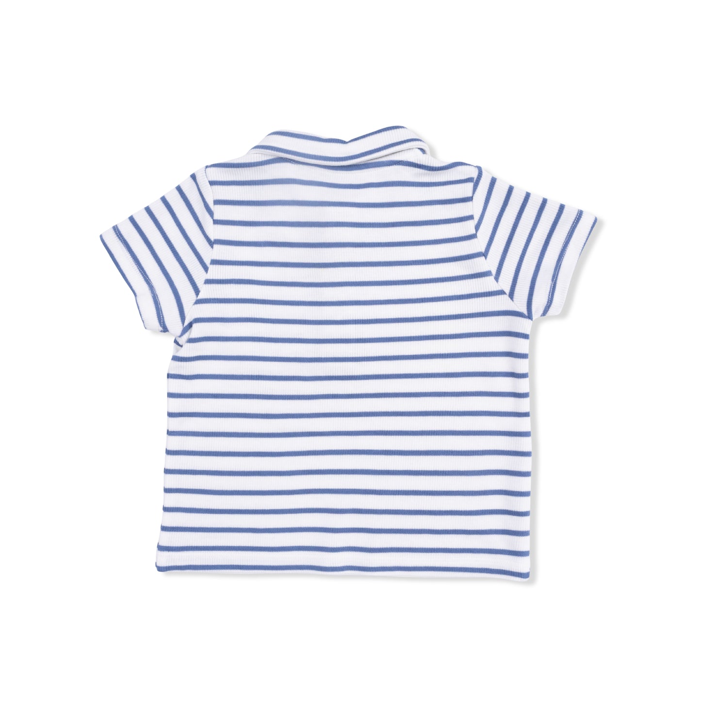 Navy Stripe - Polo with Everyday Short-Angel Dear