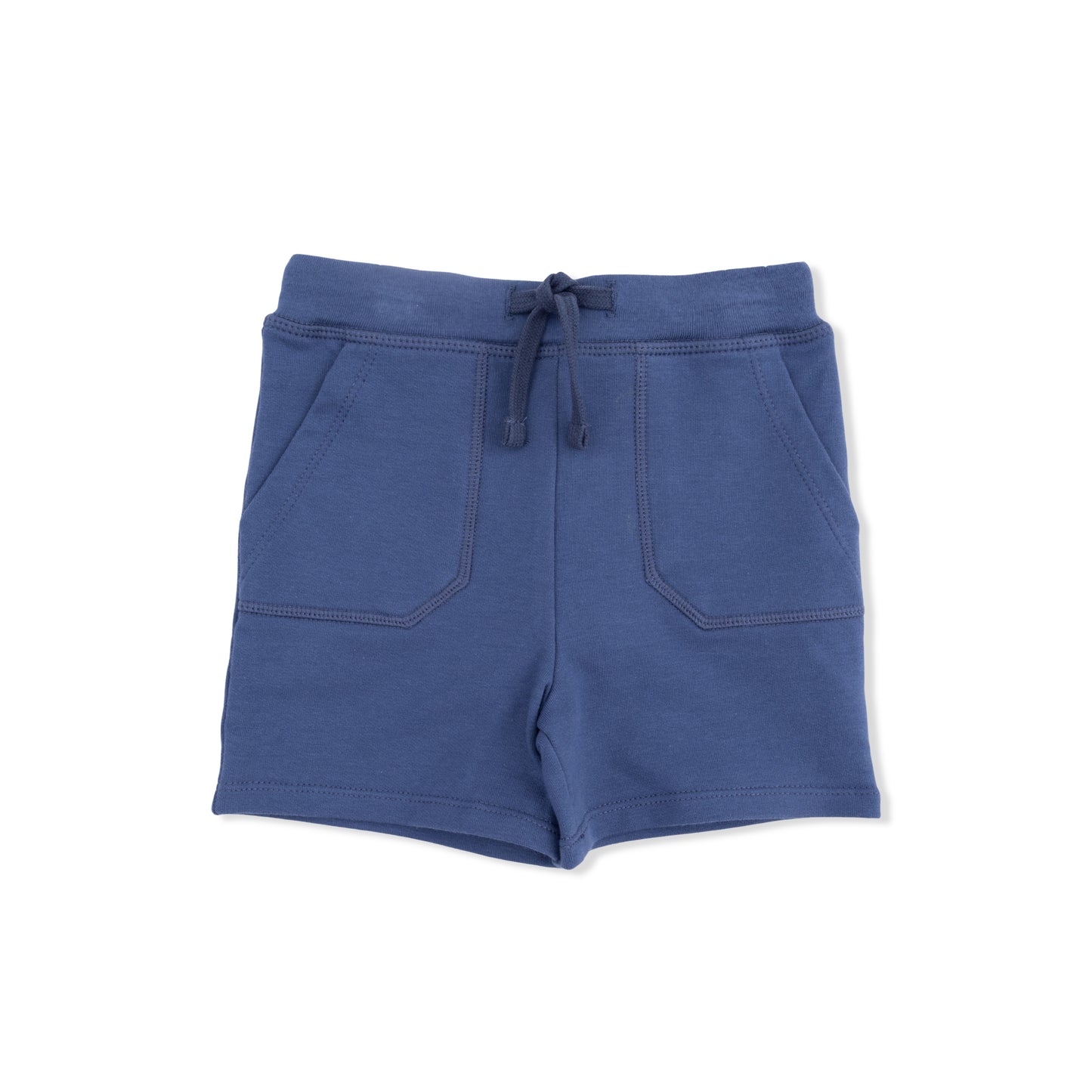 Navy Stripe - Polo with Everyday Short-Angel Dear